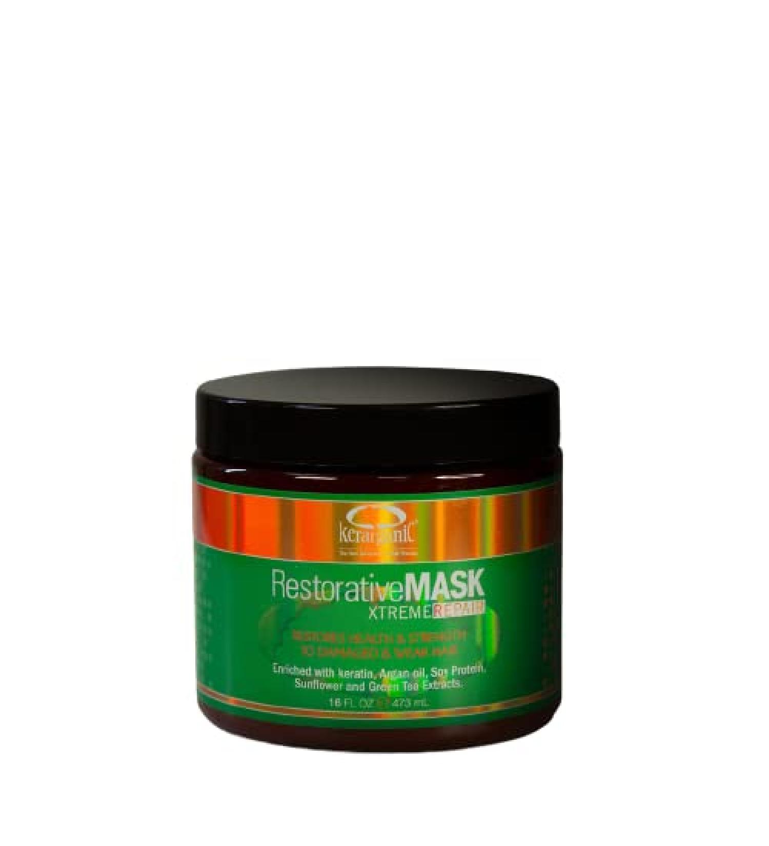 Kerarganic Restorative Mask Repair 473ml - Deep Conditioning Treatment for Damaged Hair | International Shipping Available - Buy Online on GoSupps.com