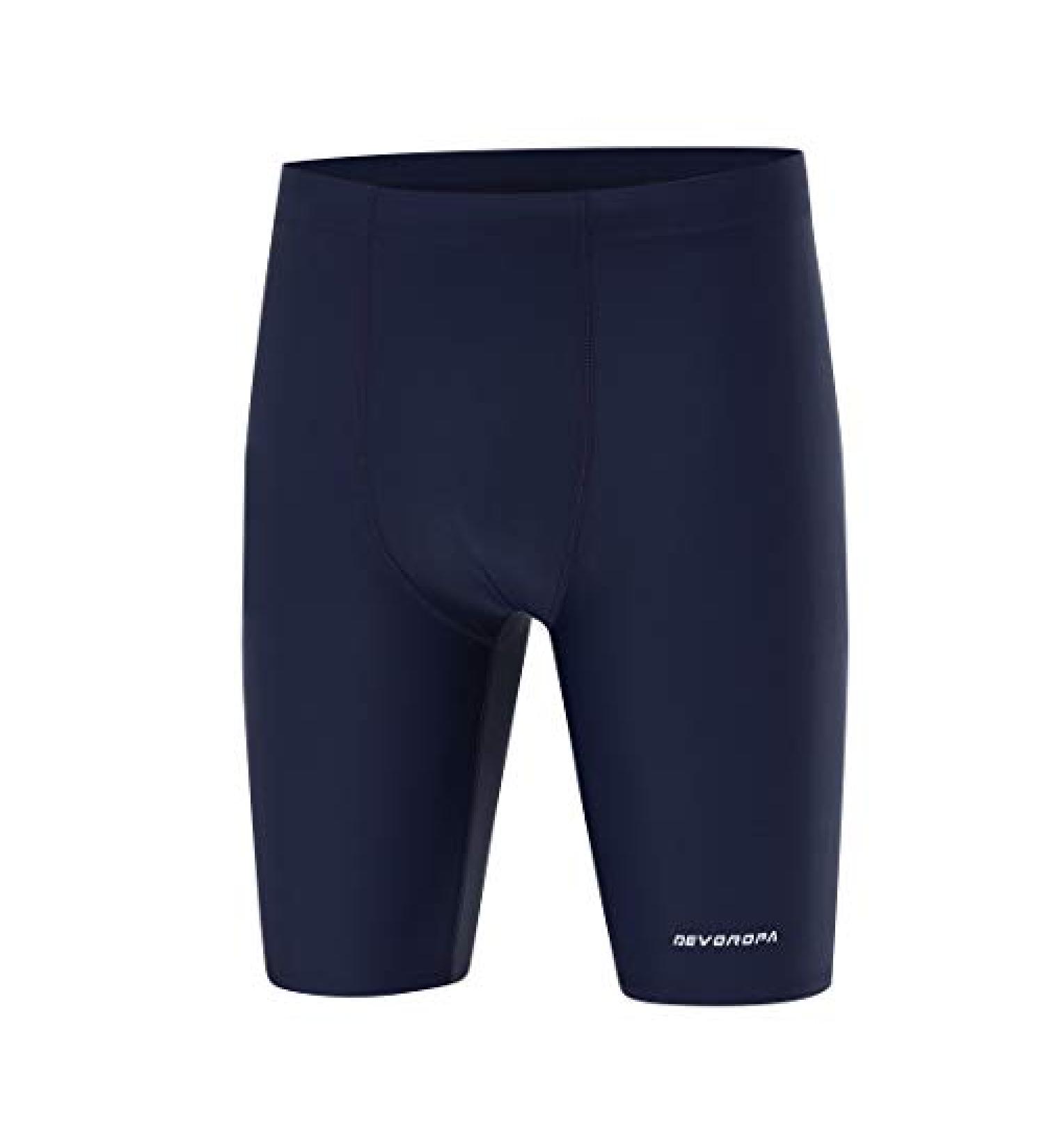 DEVOROPA Boys' Swim Jammers - Youth Competitive Swim Team Suit - Navy - Medium - Buy Online on GoSupps.com