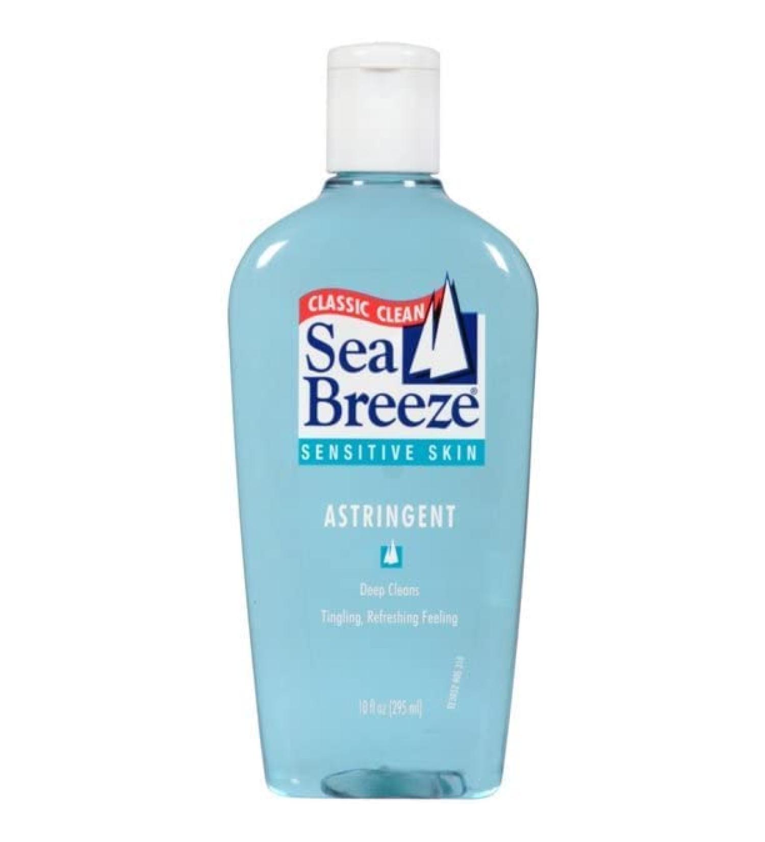 Sea Breeze Sensitive Skin Astringent 10 oz (Pack of 6) - Gentle Toner for Sensitive Skin - Buy Online on GoSupps.com