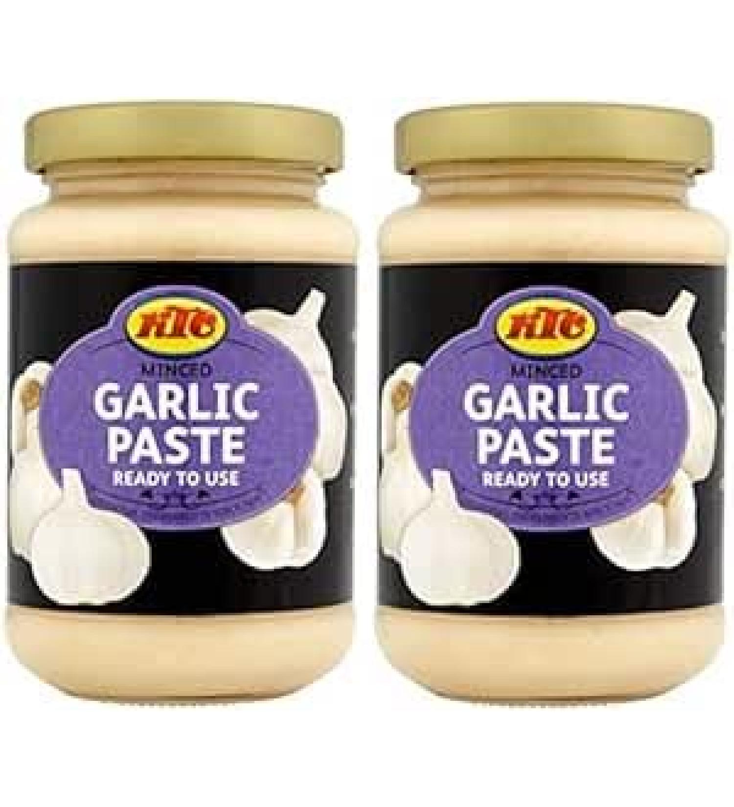 Gharana Swaad Ka Khazaana KTC Minced Garlic Paste 210gm(Pack of 2) | Premium Quality | Fresh and Convenient | Time-Saving Versatile | Authentic Taste | Enhances The Flavor Profile - Buy Online on GoSupps.com