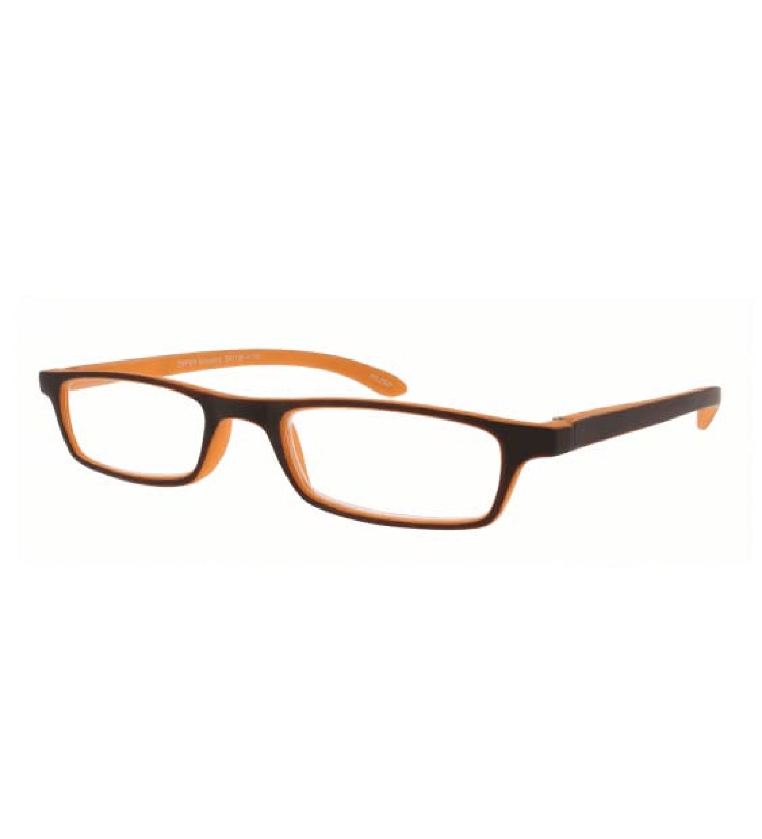 I NEED YOU reading glasses Zipper Selection SPH: 3.00 Color: brown-orange 1 piece