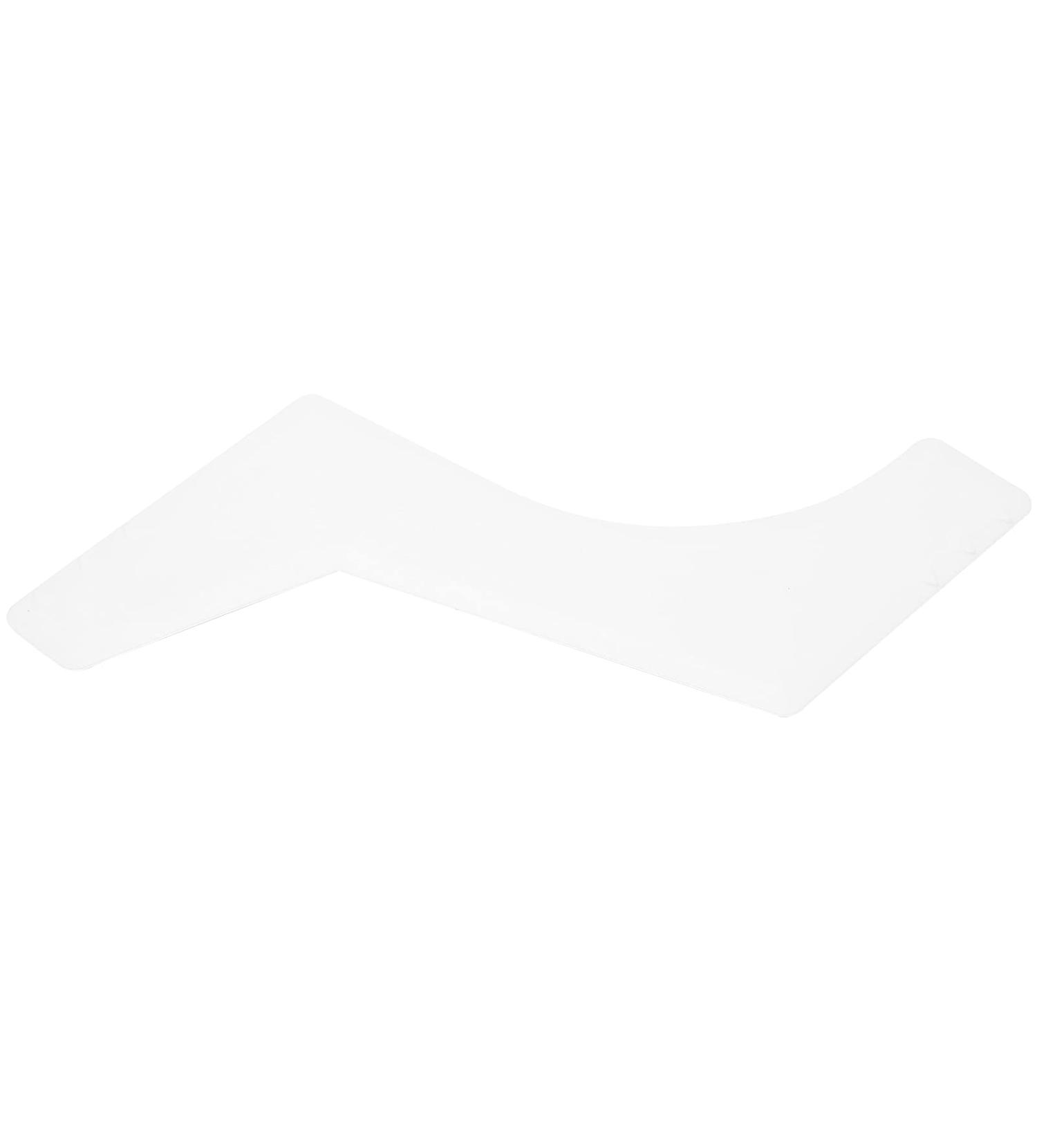 Buy Bartform Stencil - Razor Beard Styling Stencil for Curved Cosplay Wigs | White Plastic | Perfect for Home Travel & Salon - Buy Online on GoSupps.com