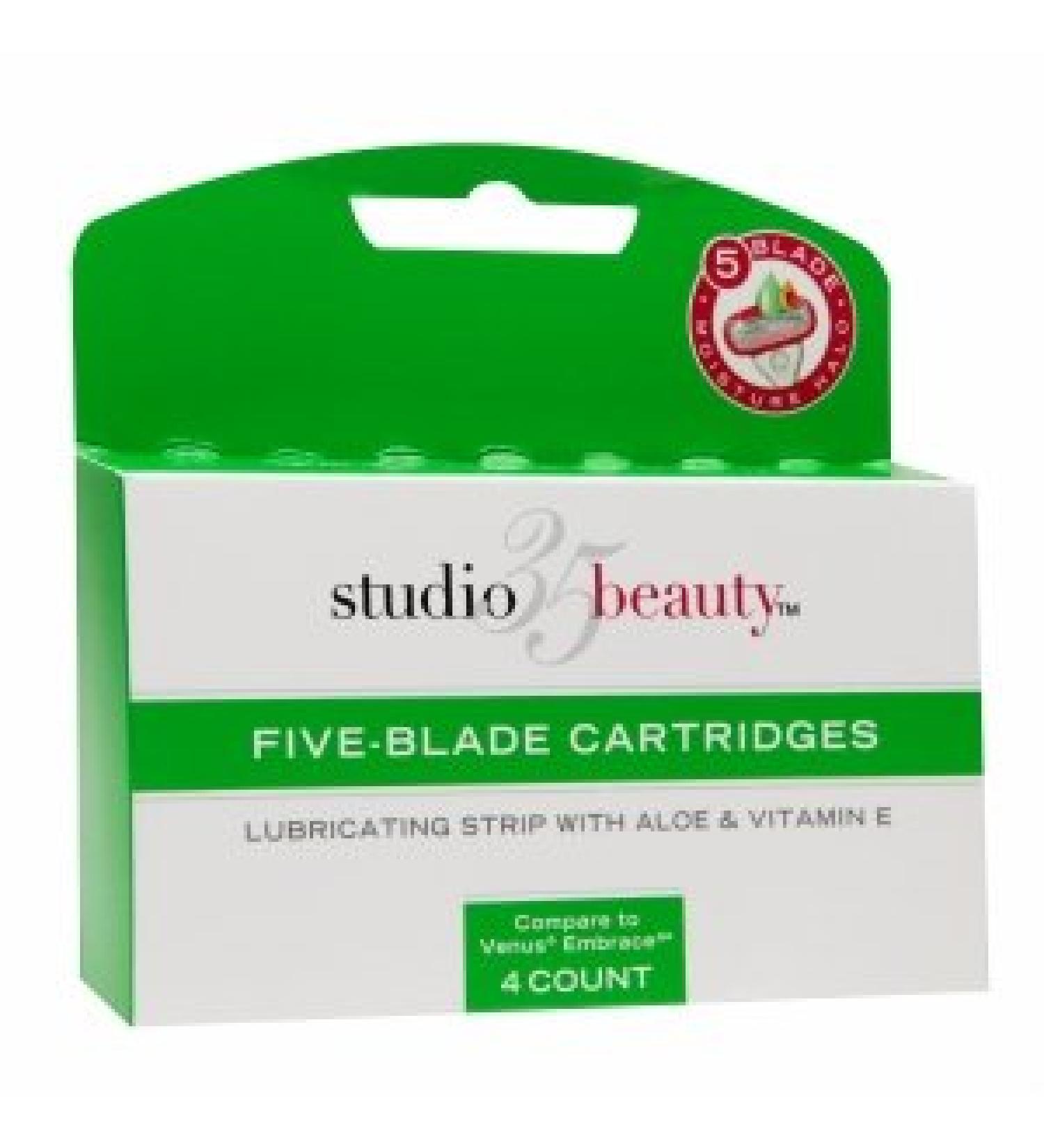 Studio 35 Beauty 5 Blade Cartridges for Women 4 ea (Single)