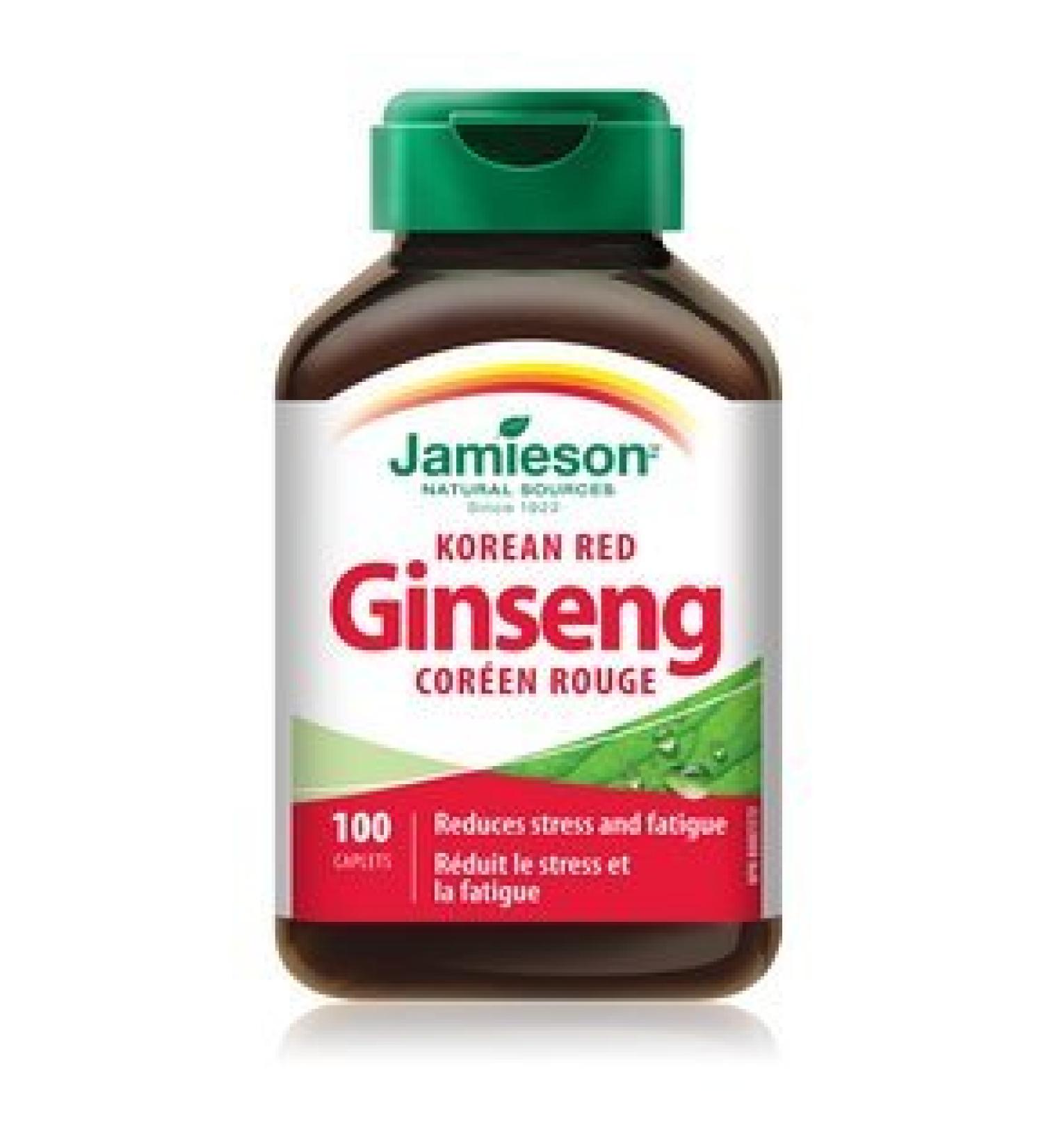 Jamieson Korean Red Ginseng 275 mg 100 caplets