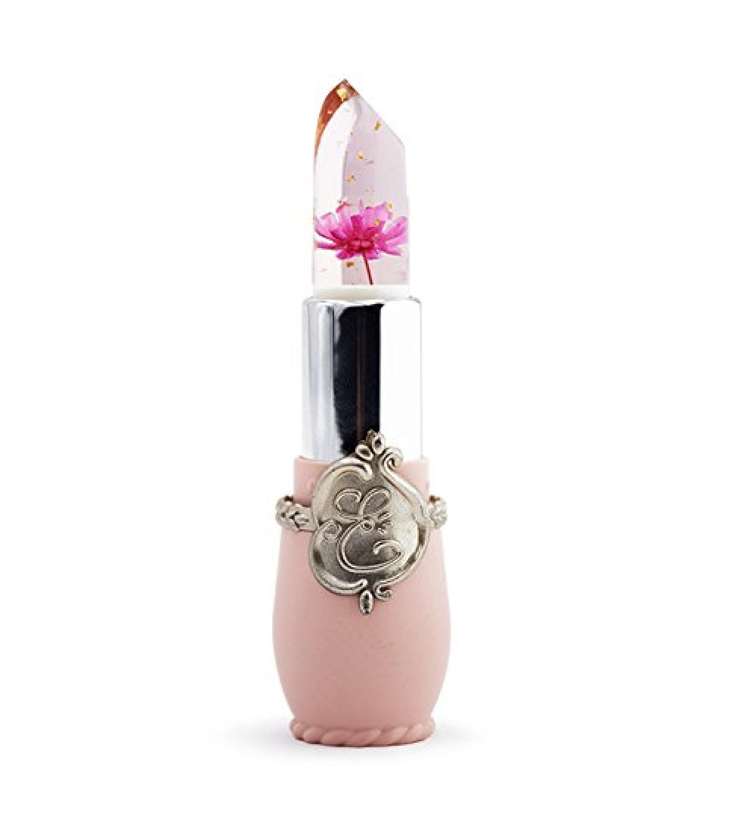 Beauty Flower Crystal Jelly Lipstick Temperature Change Color Lip Balm - Buy Online on GoSupps.com