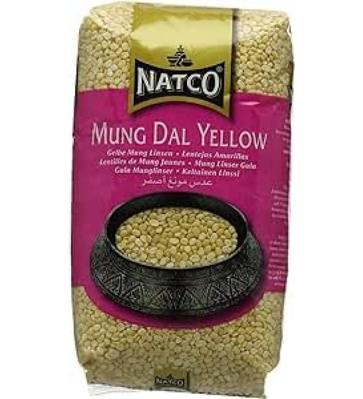Natco Yellow Mung Dal 1 kg Pack of 2