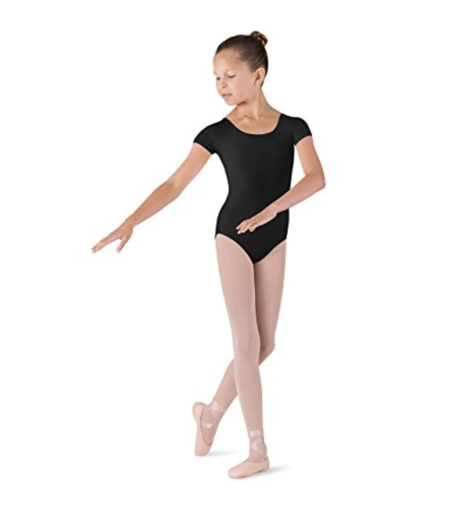 Bloch Dance Girls Dujour Microlux Short Sleeve Leotard 14 Black - Shop Now! - Buy Online on GoSupps.com