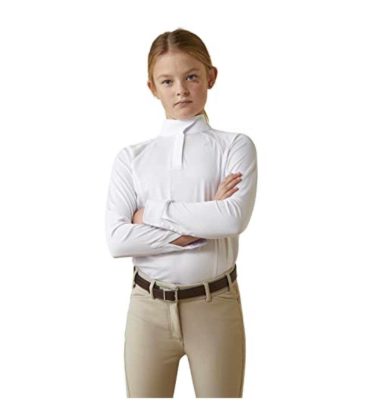ARIAT Kids' Sunstopper Pro 2.0 Show Shirt - Small, White - Buy Online on GoSupps.com