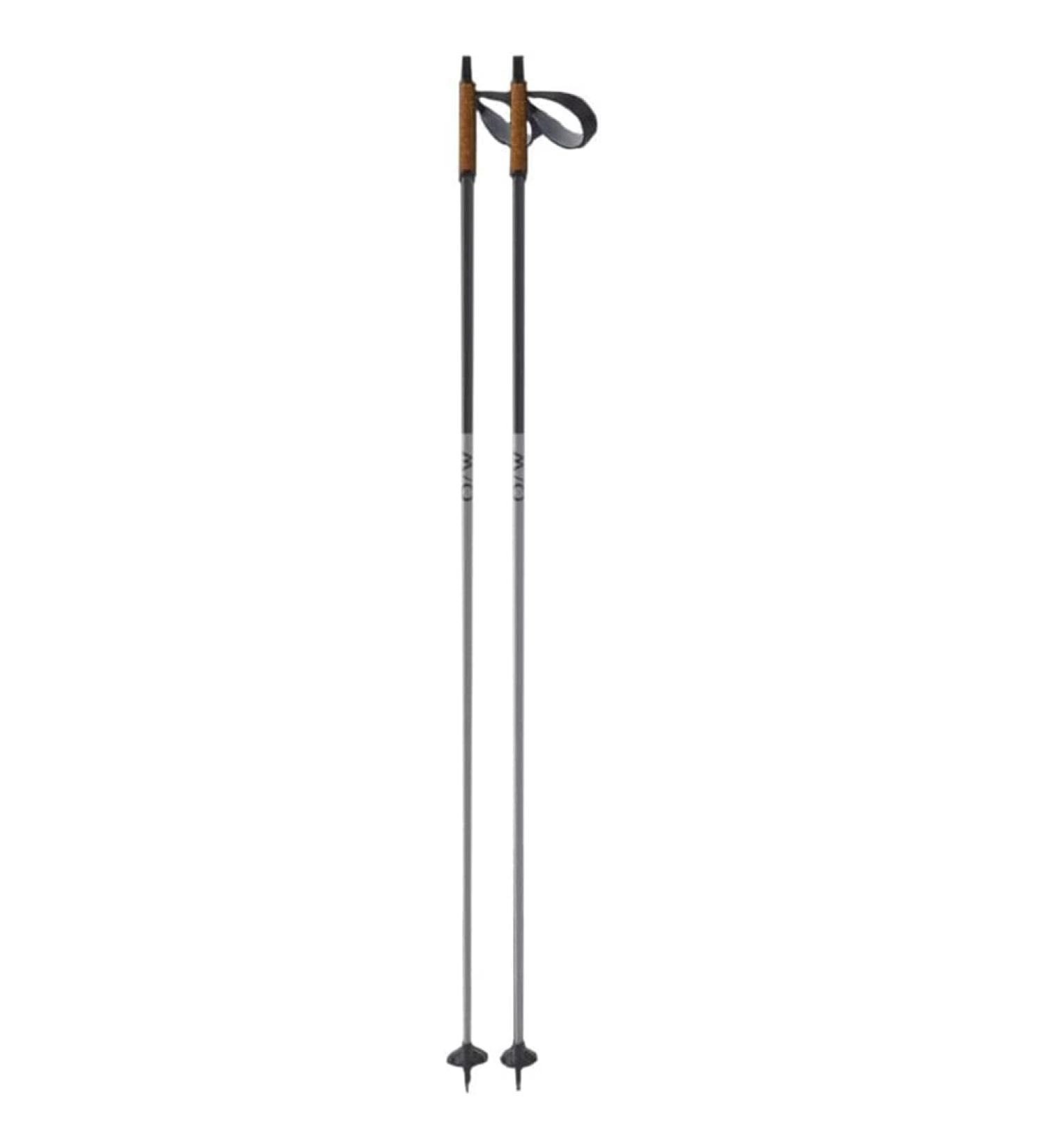 Fischer Nordic Skiing Lightweight Diamond ALC Grey/Asphalt Poles 125 cm | High-Performance - Buy Online on GoSupps.com