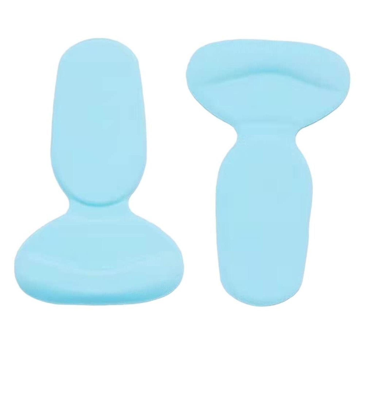 Heel Cushion Pads Anti-wear Foot Shock Absorption Heel Protectors Adult Soft Daily for Spurs and Heel Blister Prevention(Blue X-Large)