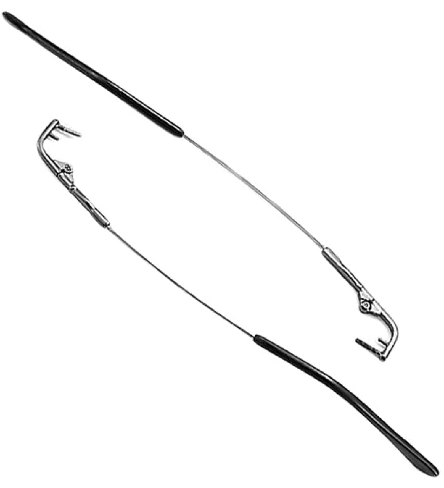 Vekker Yewear Leg - Metal Glasses Replacement Accessories (1 Pair) for Borderless Glasses - Gray - Buy Online on GoSupps.com