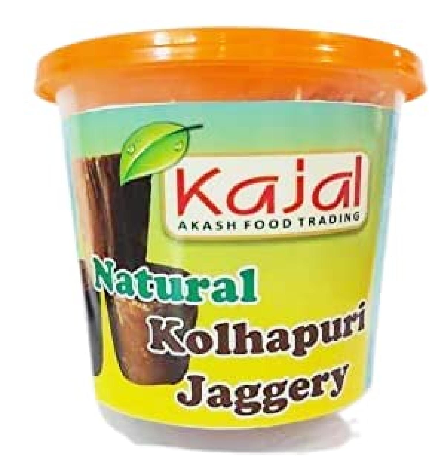 Pure Natural Kajal Kohlapuri Jaggery - Desi Sugarcane Jaggery 450g - Buy Online on GoSupps.com