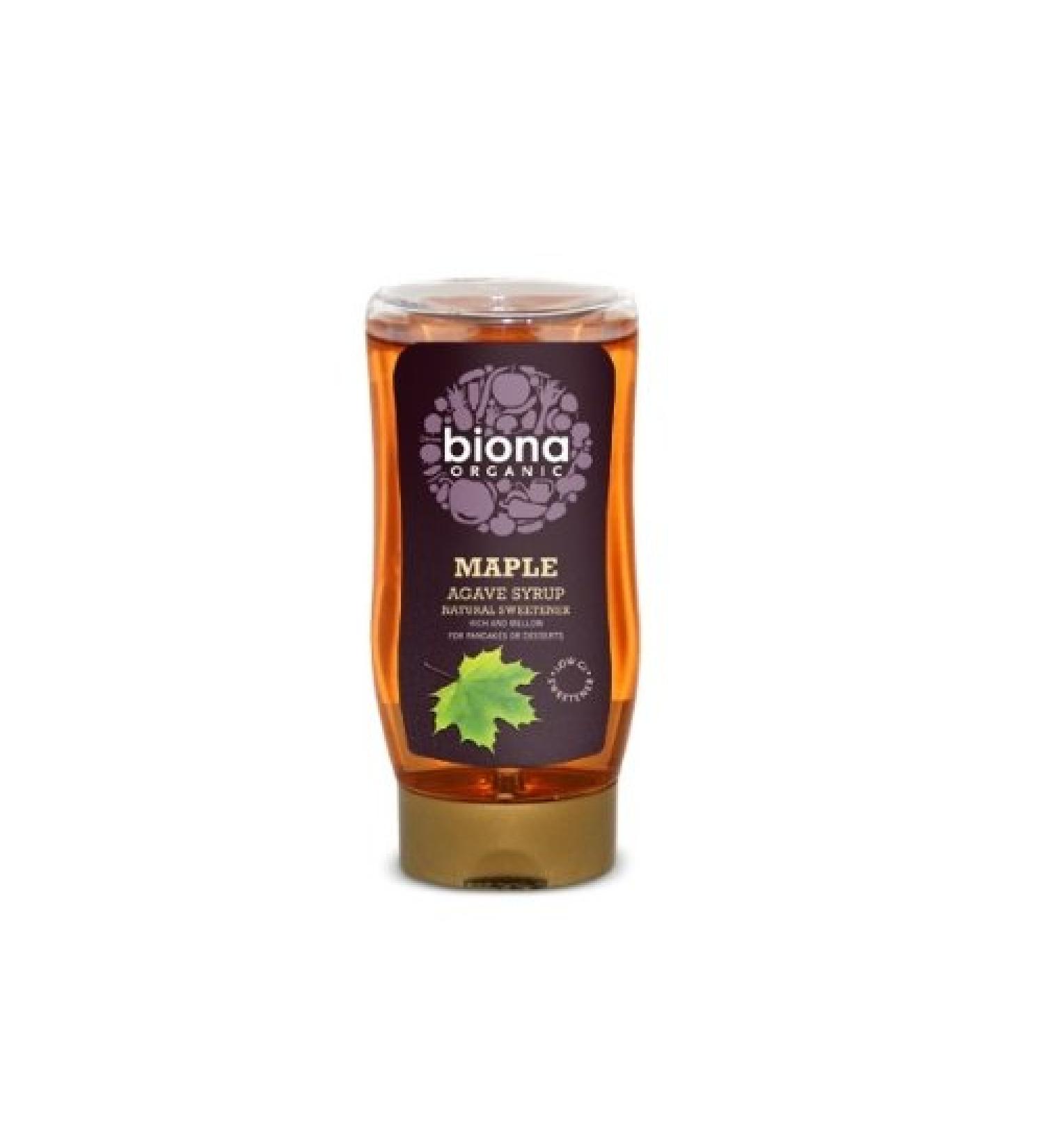 Biona Org Maple Agave Sirop (350 g) - Lot de 2