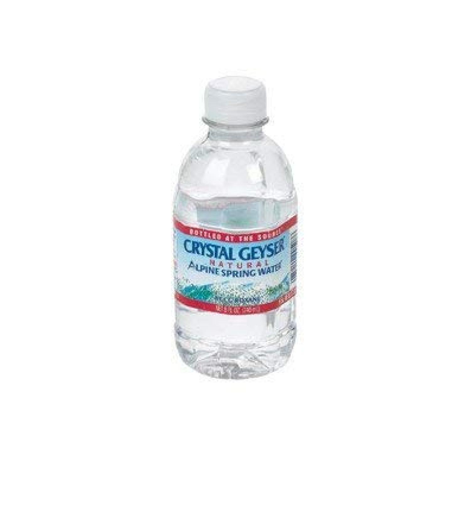 Crystal Geyser Natural Alpine Spring Water, 8oz, 28/ct