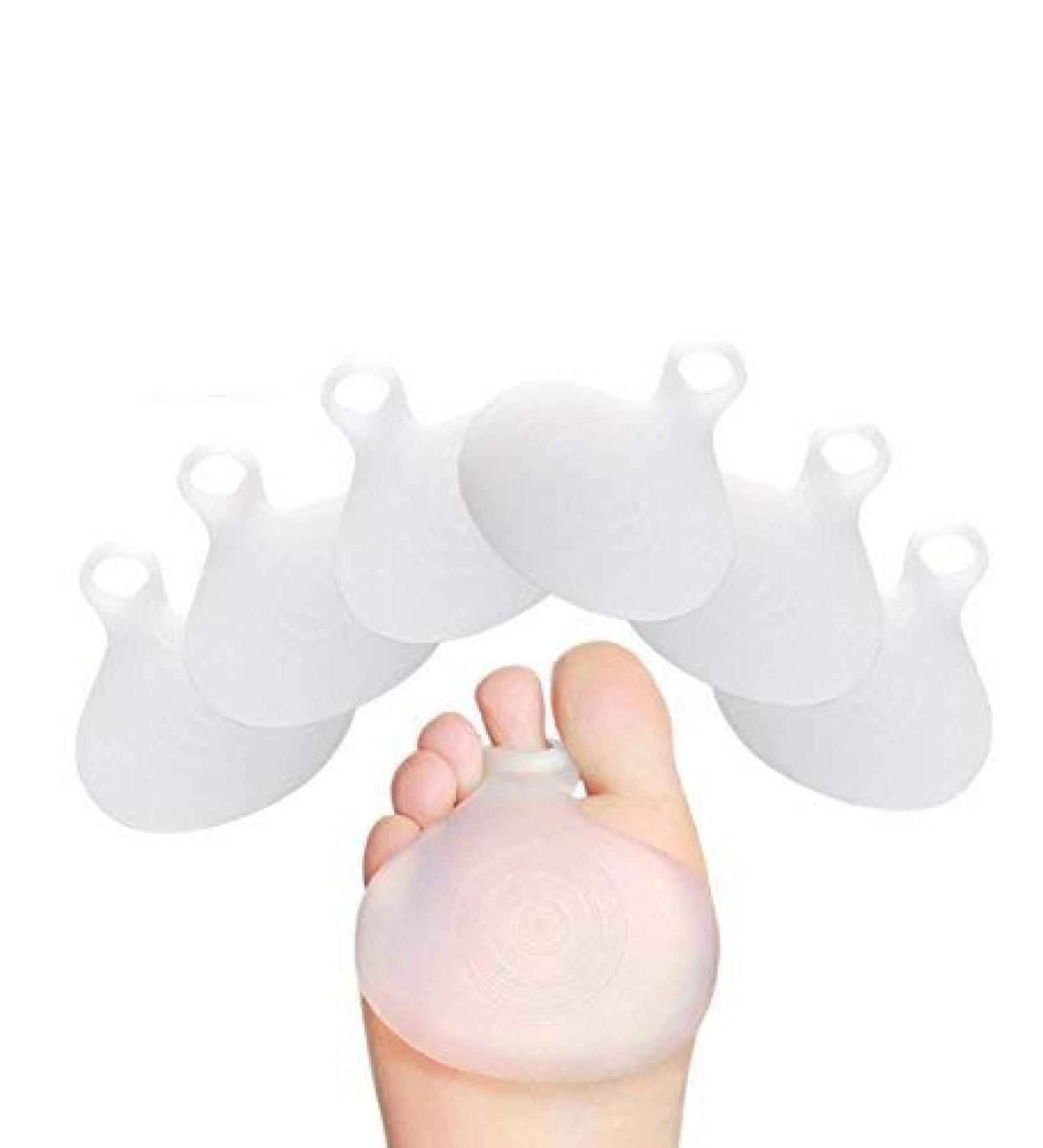 Silicone Arch Metatarsal Insoles - Pain Relief for Metatarsal Pain - 3 Pairs in White - International Shipping Available - Buy Online on GoSupps.com