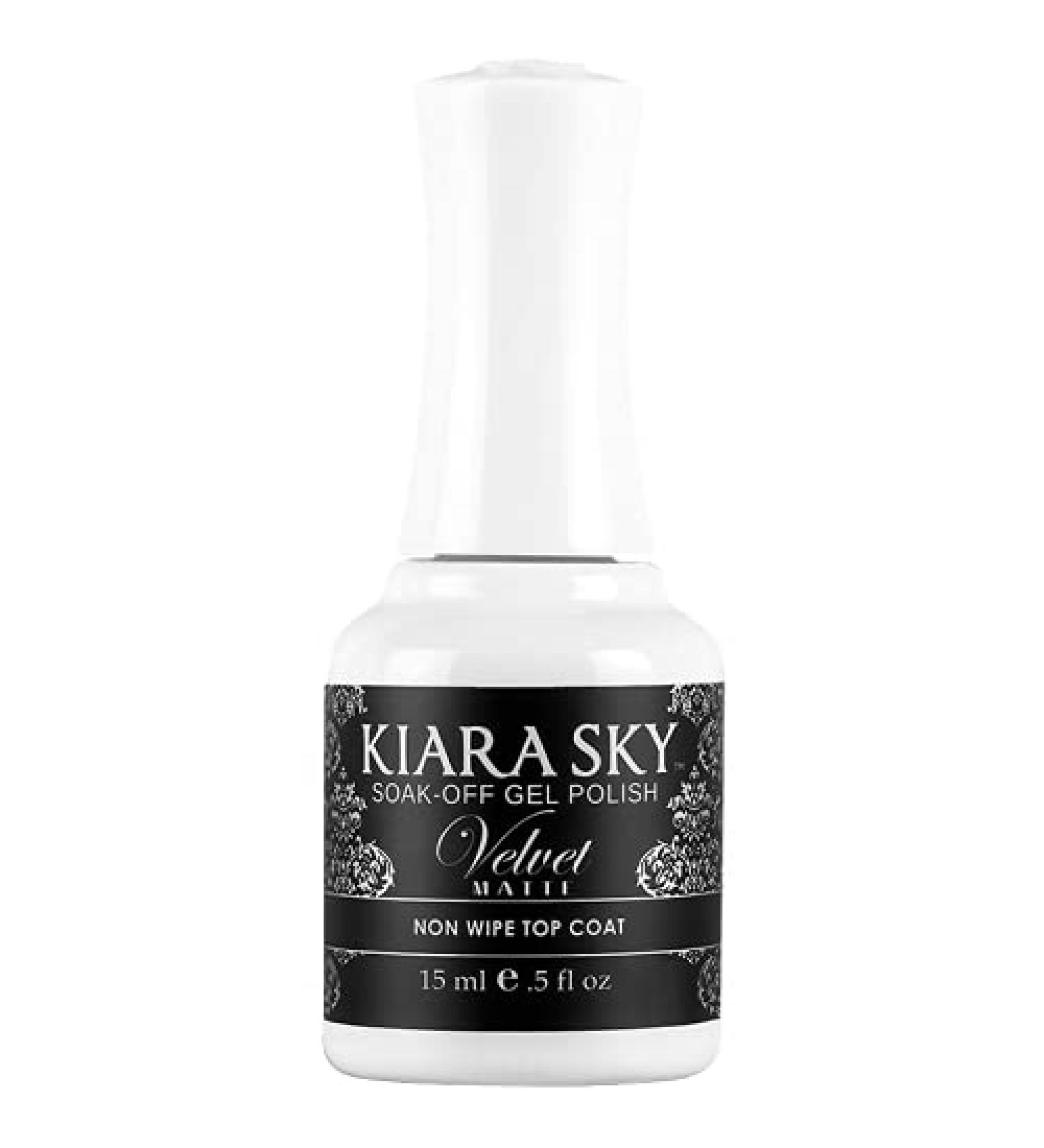 Kiara Sky Soak Off Gel Polish 0.5 fl oz - Top Coat Non Wipe Velvet - Buy Online on GoSupps.com
