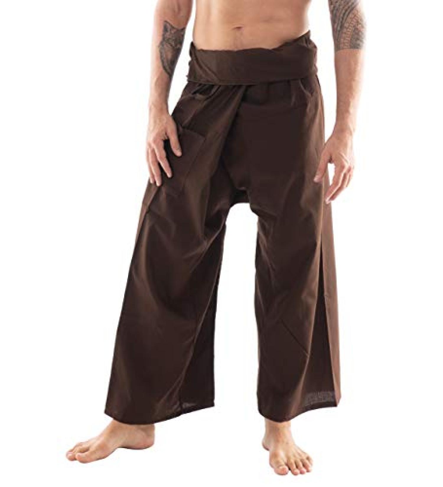 CandyHusky Thai Fisherman Pants - One Size, Brown - Buy Online on GoSupps.com