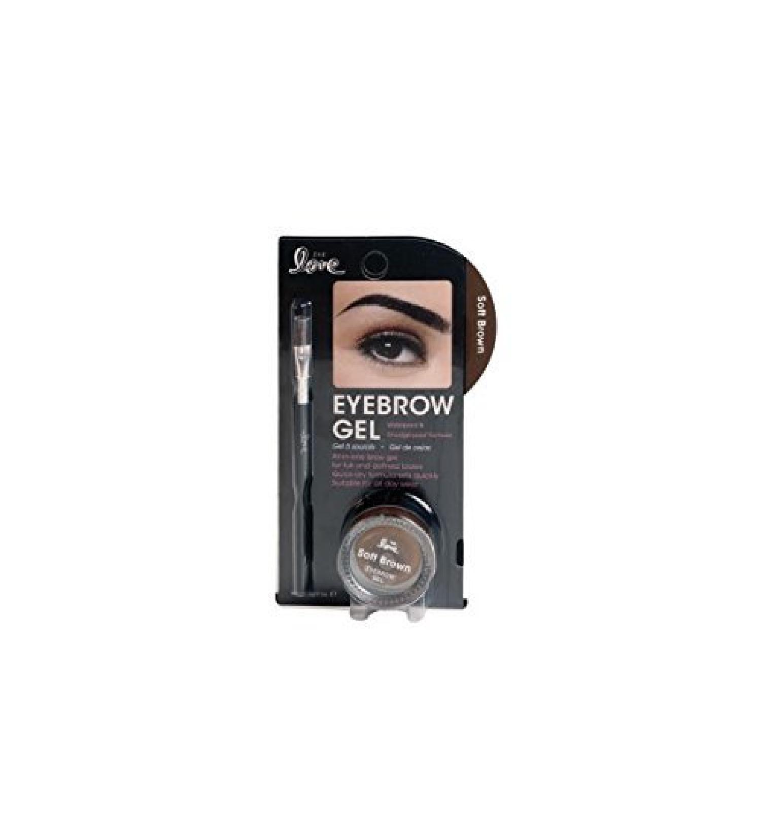 2nd Love Eyebrow Gel Waterproof Smudge-proof Brow NEW w/ Brush (01 Soft Brown)