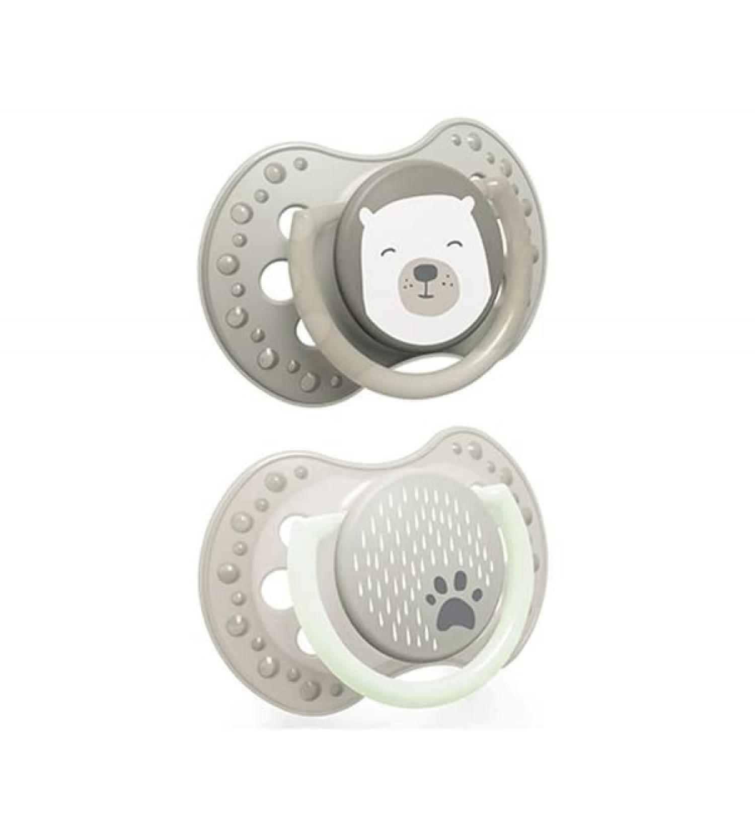 LOVI Pacifier 0-3 Months - Silicone BPA-Free with Hygienic Cover | Buddy Bear Collection (2 Pieces) - Shop Internationally - Buy Online on GoSupps.com