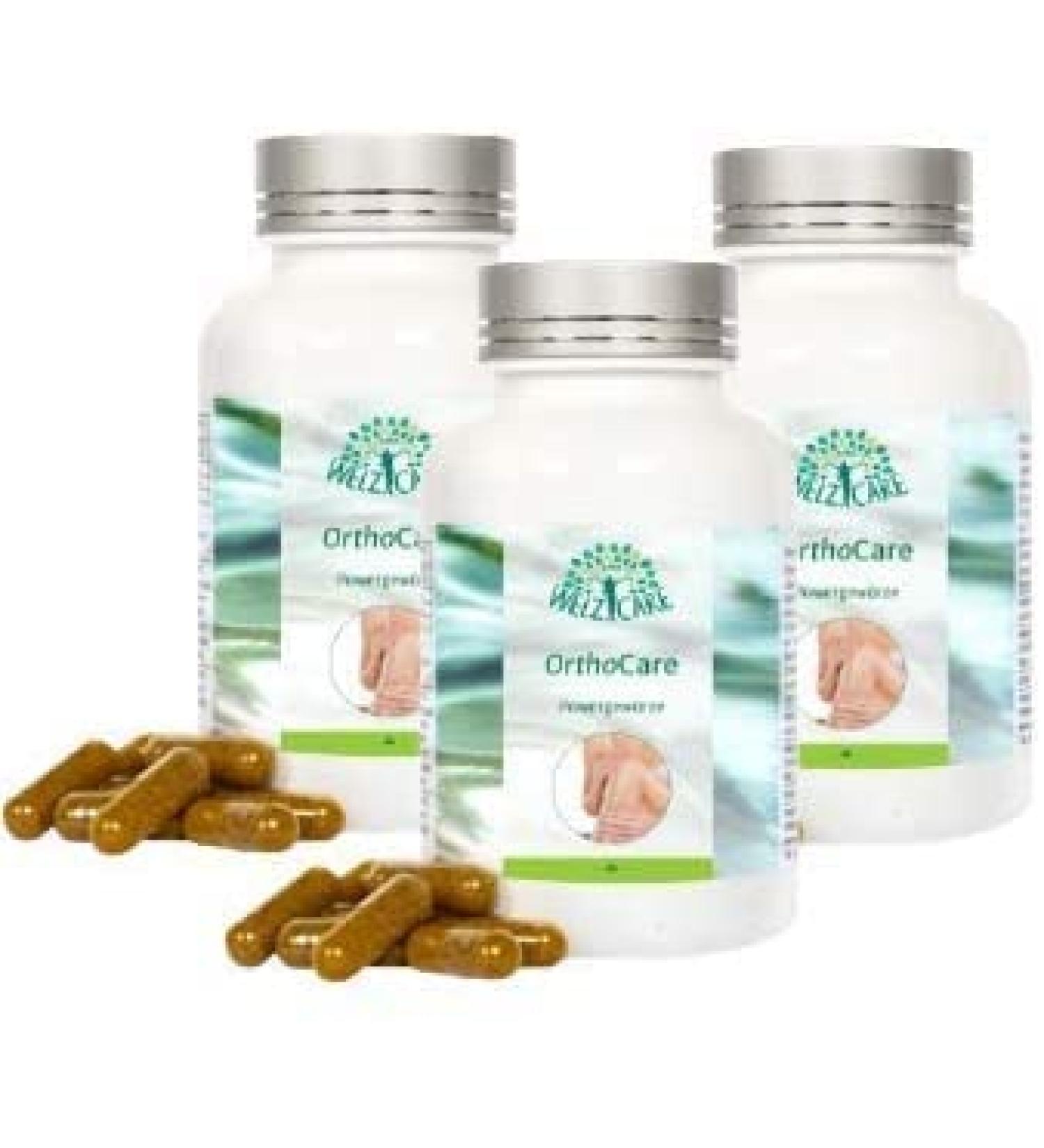 OrthoCare Power Spice - 3 Pack of 120 Herbal Capsules with Turmeric Coriander Nutmeg & Cumin - Natural Health Solution - Buy Online on GoSupps.com