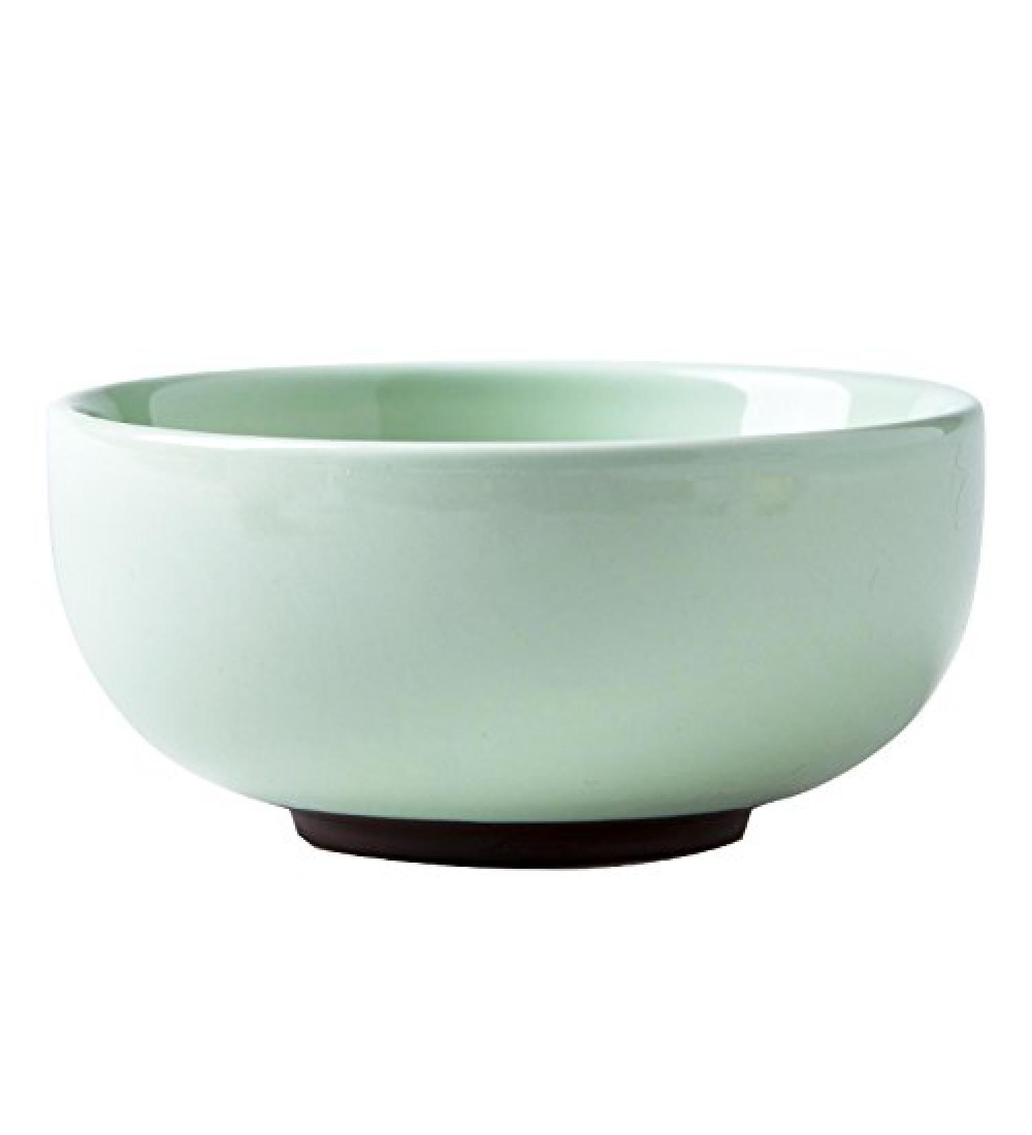 Salad Bowl Ceramic Bowl Cutlery Soup Bowl of Instant Noodles Bowl of Rice 7-inch Green 7 inch green - Buy Online on GoSupps.com