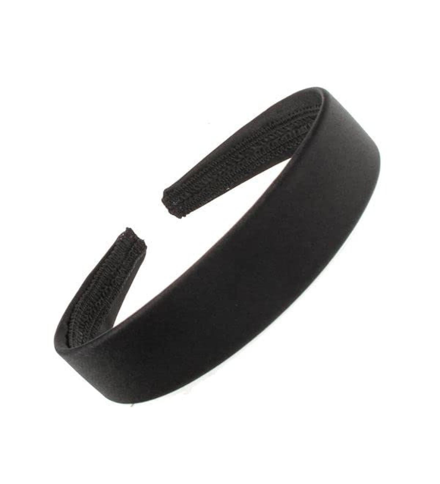 Black Satin 2.5cm Alice Headband for Women & Girls - Glitz4Girlz - Buy Online on GoSupps.com