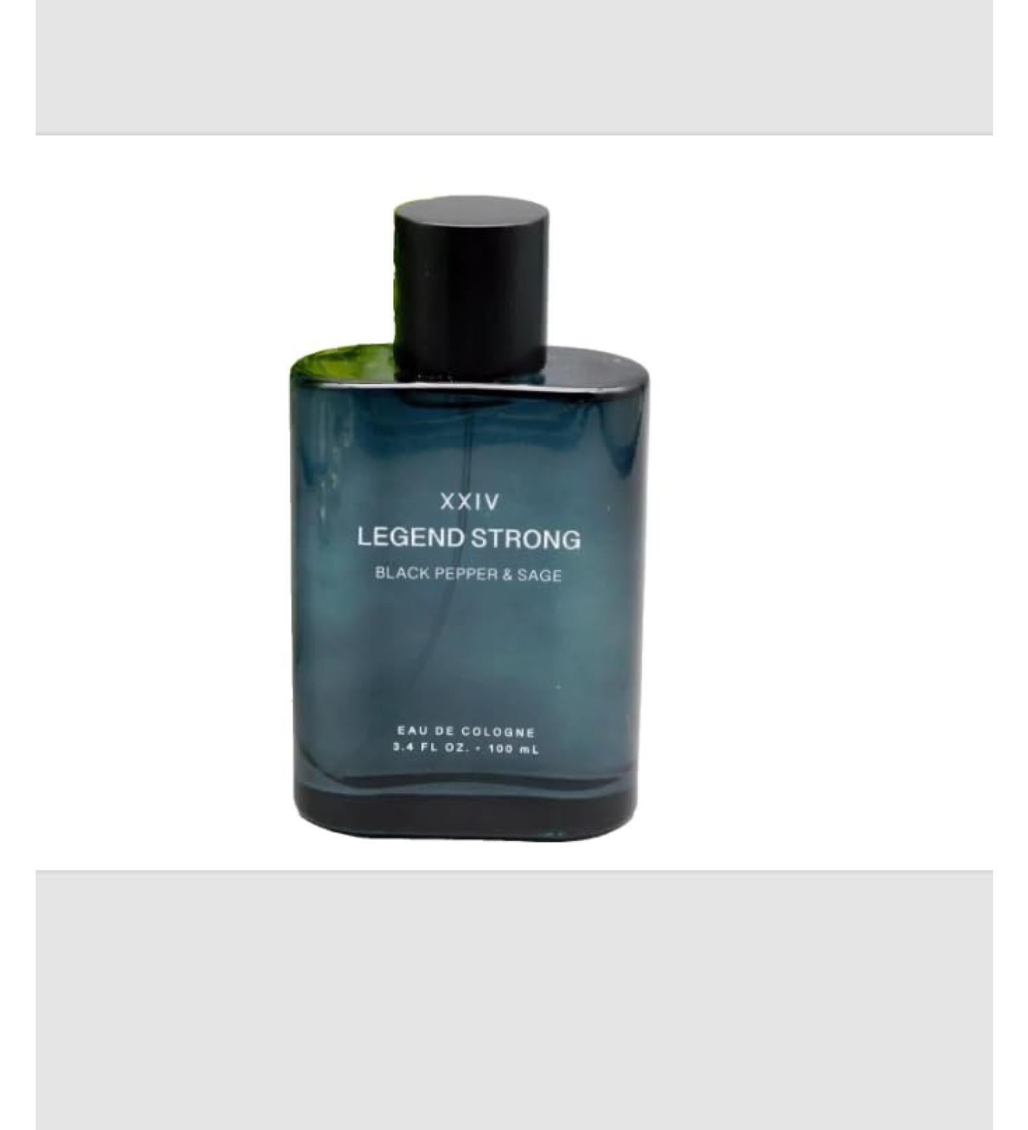 Tru Fragrance XXIV Legend Strong Black Pepper & Sage Eau De Cologne Spray 3.4 oz