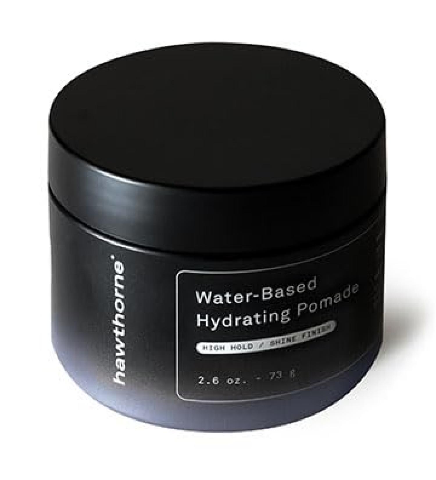 Hawthorne Natural Hydrating Hair Pomade | Strong Hold & Shine Finish | Water-Based with Biotin & Glycerin | 2.6 oz - International Shipping Available - Buy Online on GoSupps.com