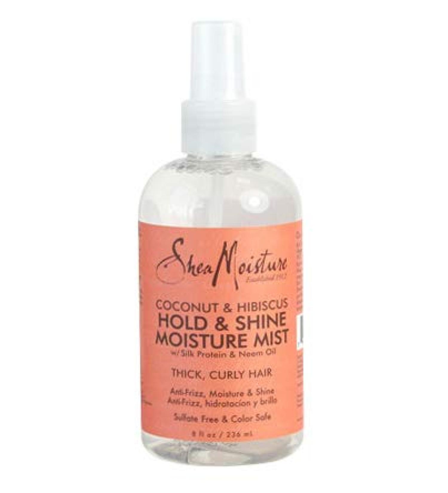 Shea Moisture Coconut Hibiscus Hold & Shine Daily Moisture Mist-8 oz