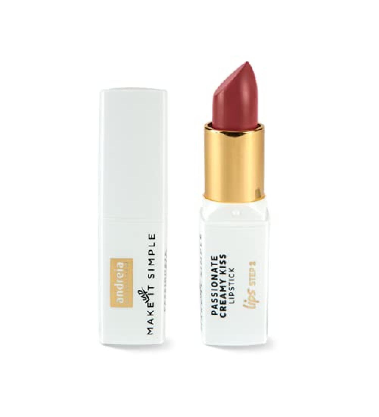  Andreia Andreia Professional Make Up - Lips - PASSIONATE CREAMY KISS Lipstick - 08 Pinot Noir - Buy Online on GoSupps.com