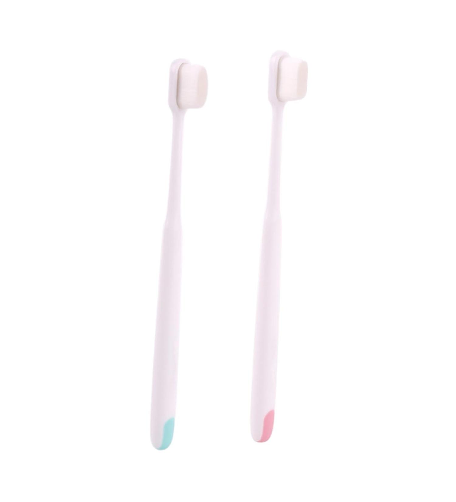 Buy Seword Natural Manual Toothbrush - Soft Round Brush for Children & Babies | Eco-Friendly Travel Toothbrushes for All Ages - Buy Online on GoSupps.com