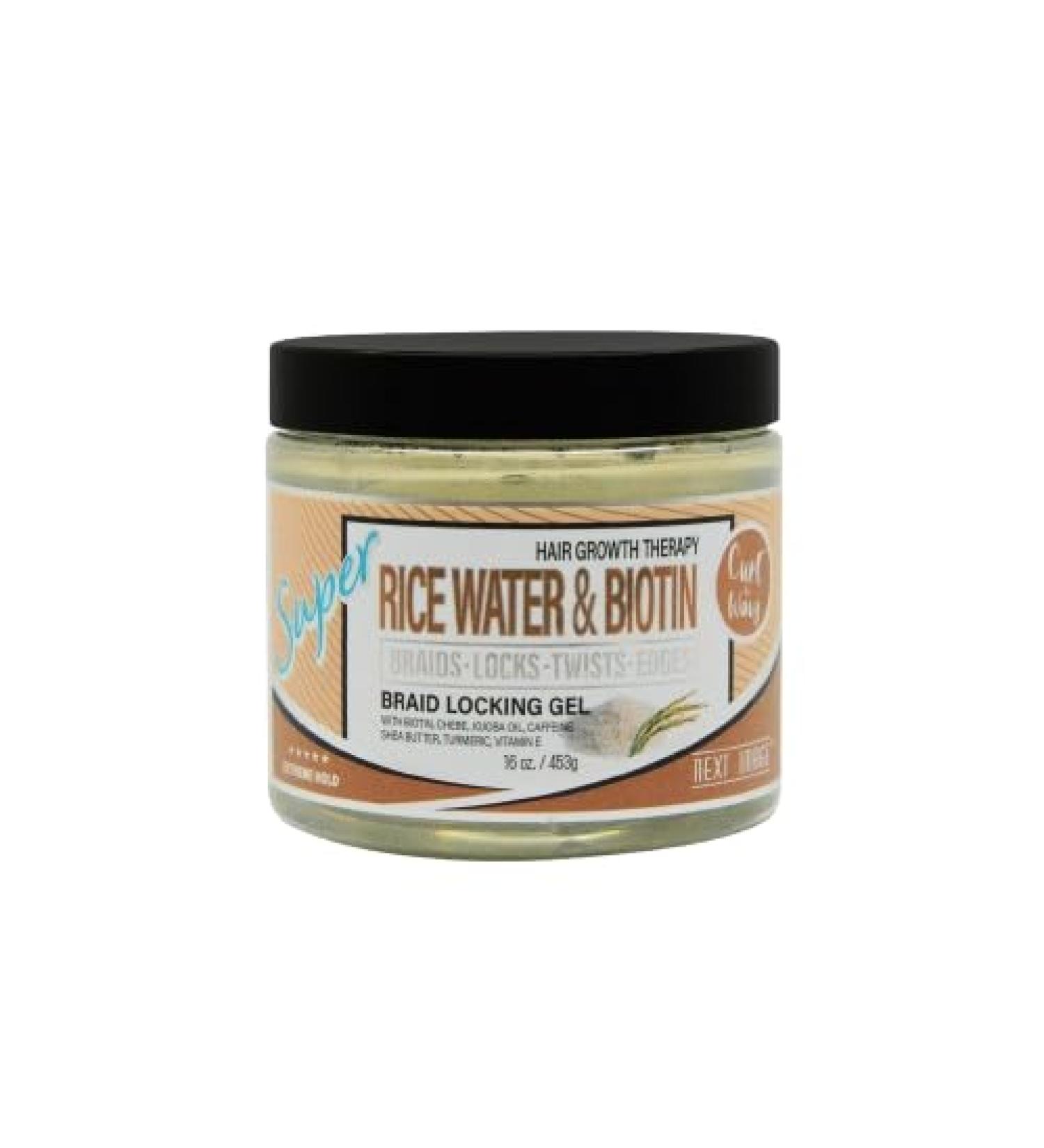 Braid Locking Gel Super Hold | NEXT IMAGE | Rice Water Formula for Strong Long-Lasting Styles | Shop Internationally - Buy Online on GoSupps.com