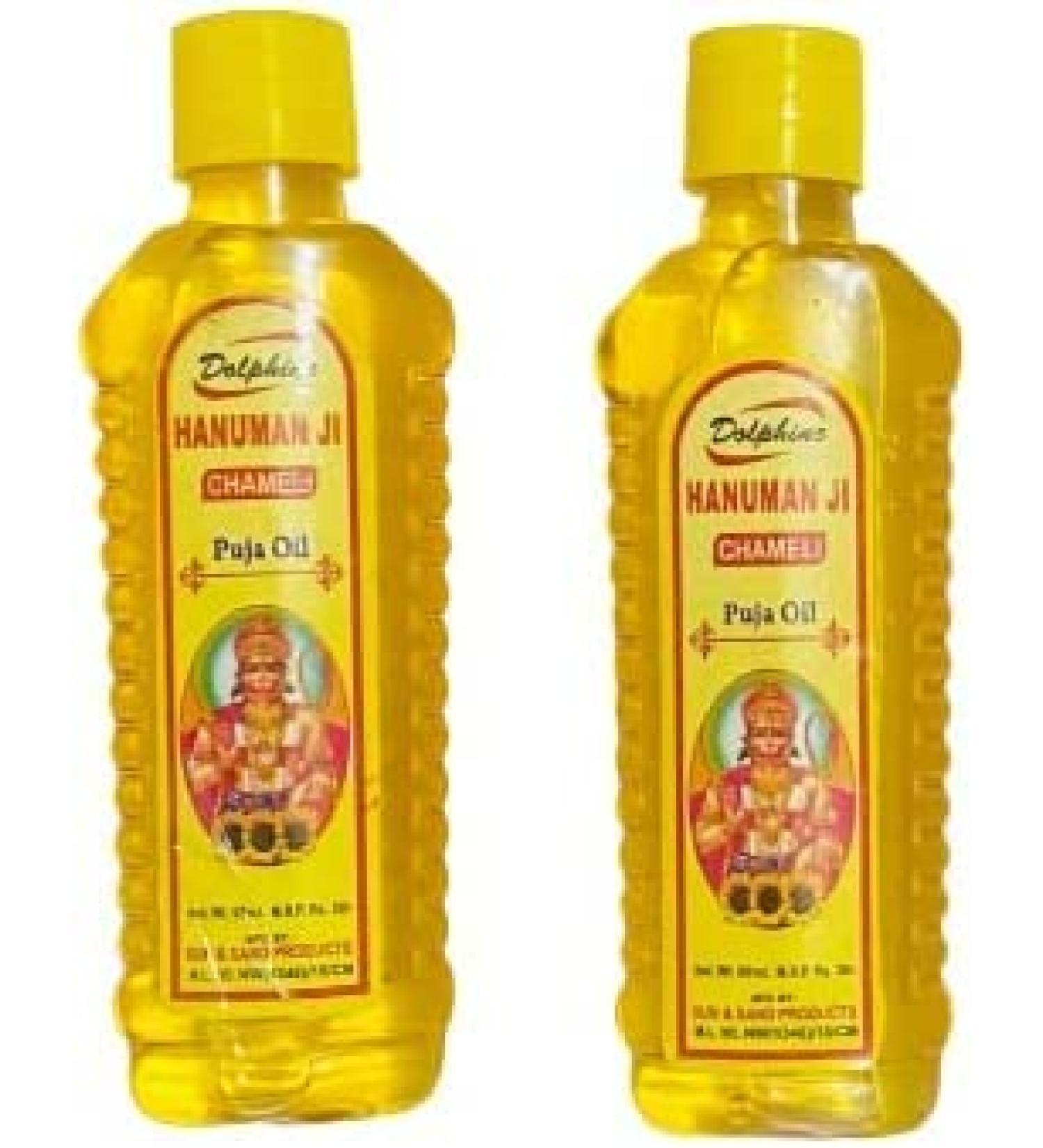 Chameli Ka Tel Chameli tel Tail Hanuman Ji Tel Bajrangbali Chola |Pooja Tel Sankatmochan Maruti Pavanputra Mangalvaar Poojan (Pack of 2) - Buy Online on GoSupps.com