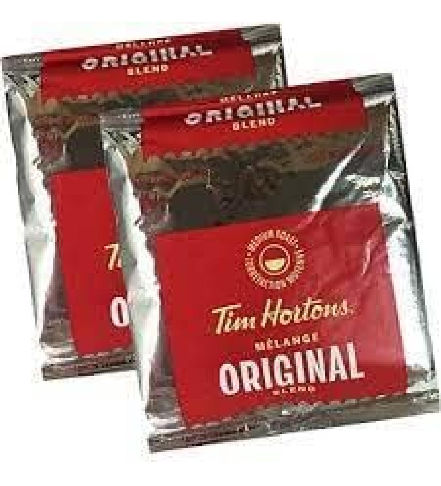 Tim Hortons Fine Grind (ground beans) 48 Packets 2oz (56.7 grams)