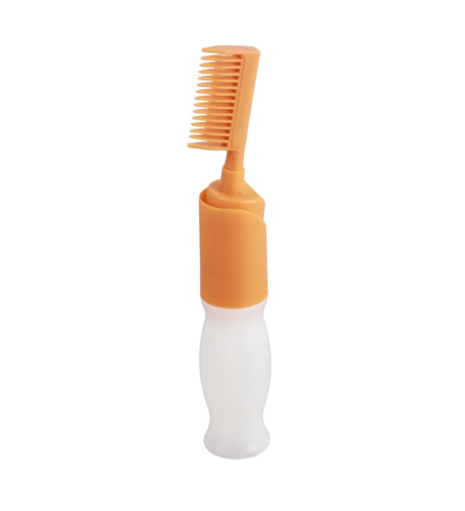 110ml Root Comb Applicator Bottle Hair Dye Bottle with Comb and Graduated Scale for Treatment of Scalp in Hair Salon at Home - Buy Online on GoSupps.com