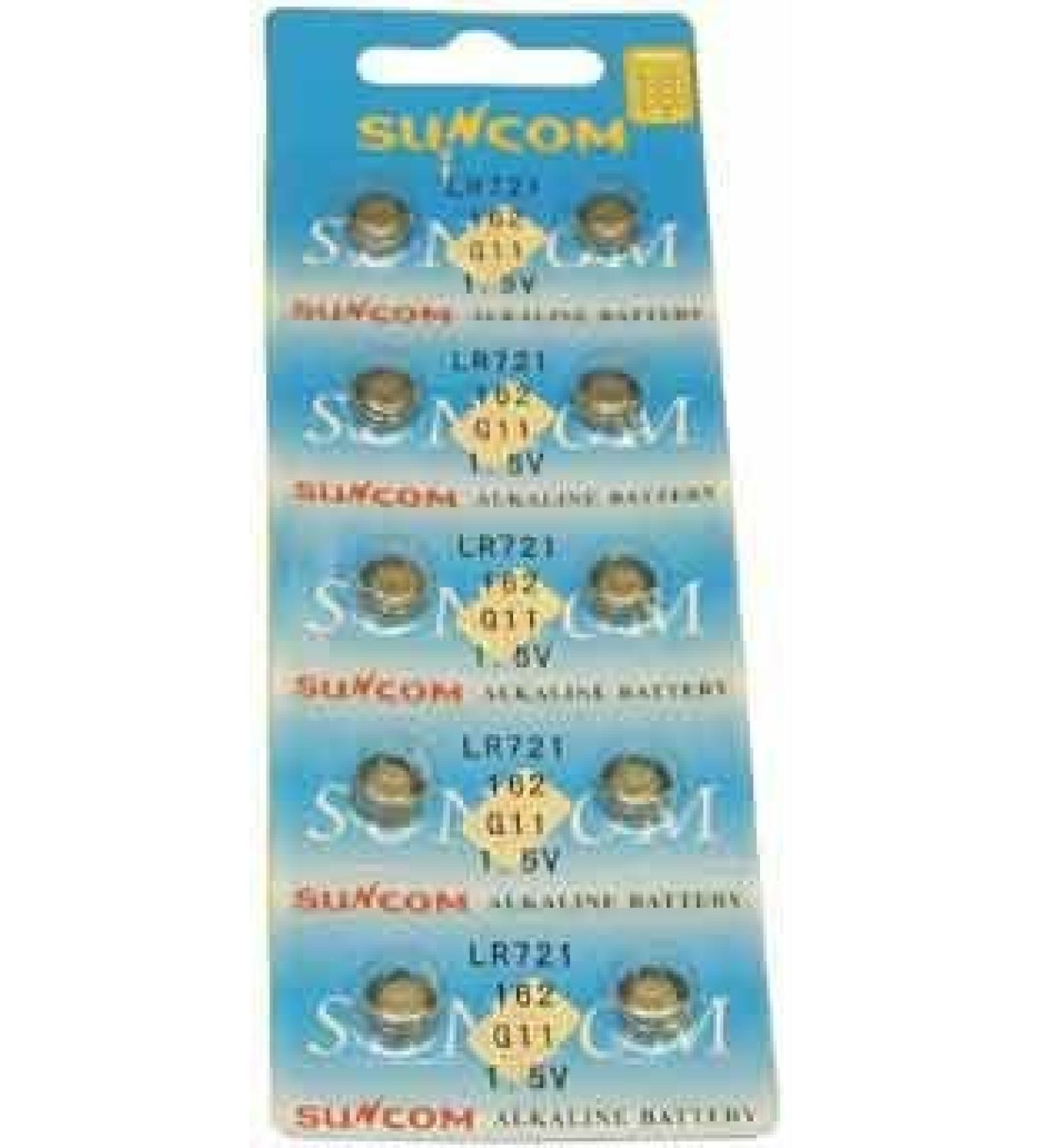 10 AG11-362- LR721-SR721 Watch Batteries