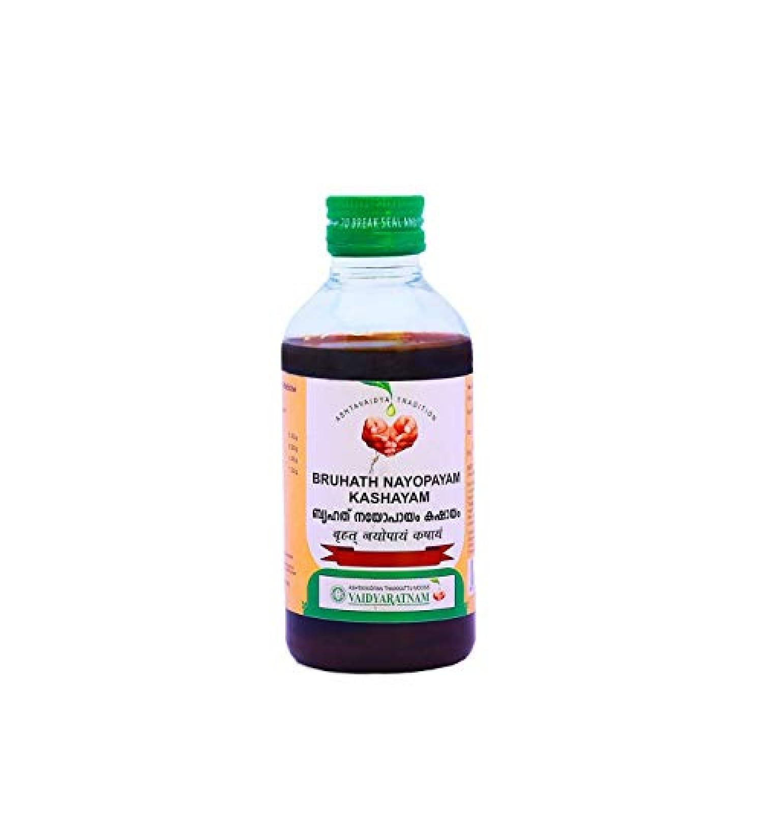 Venus Exports Vaidyaratnam Oushadhasala Brugath Nayayam Kashayam 200ml Bottles 2 Packs