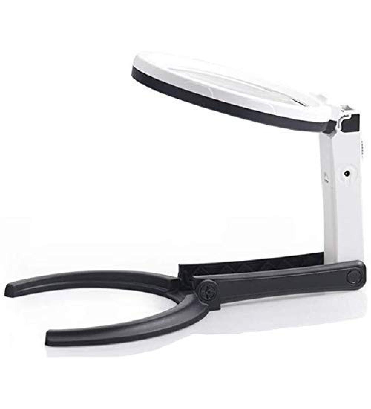 Magnifier Hd Plug-in Foldable Desktop Repair Reading Magnifying Glass with Led Light Handheld Magnifying Glass Lofty Ambition - Buy Online on GoSupps.com