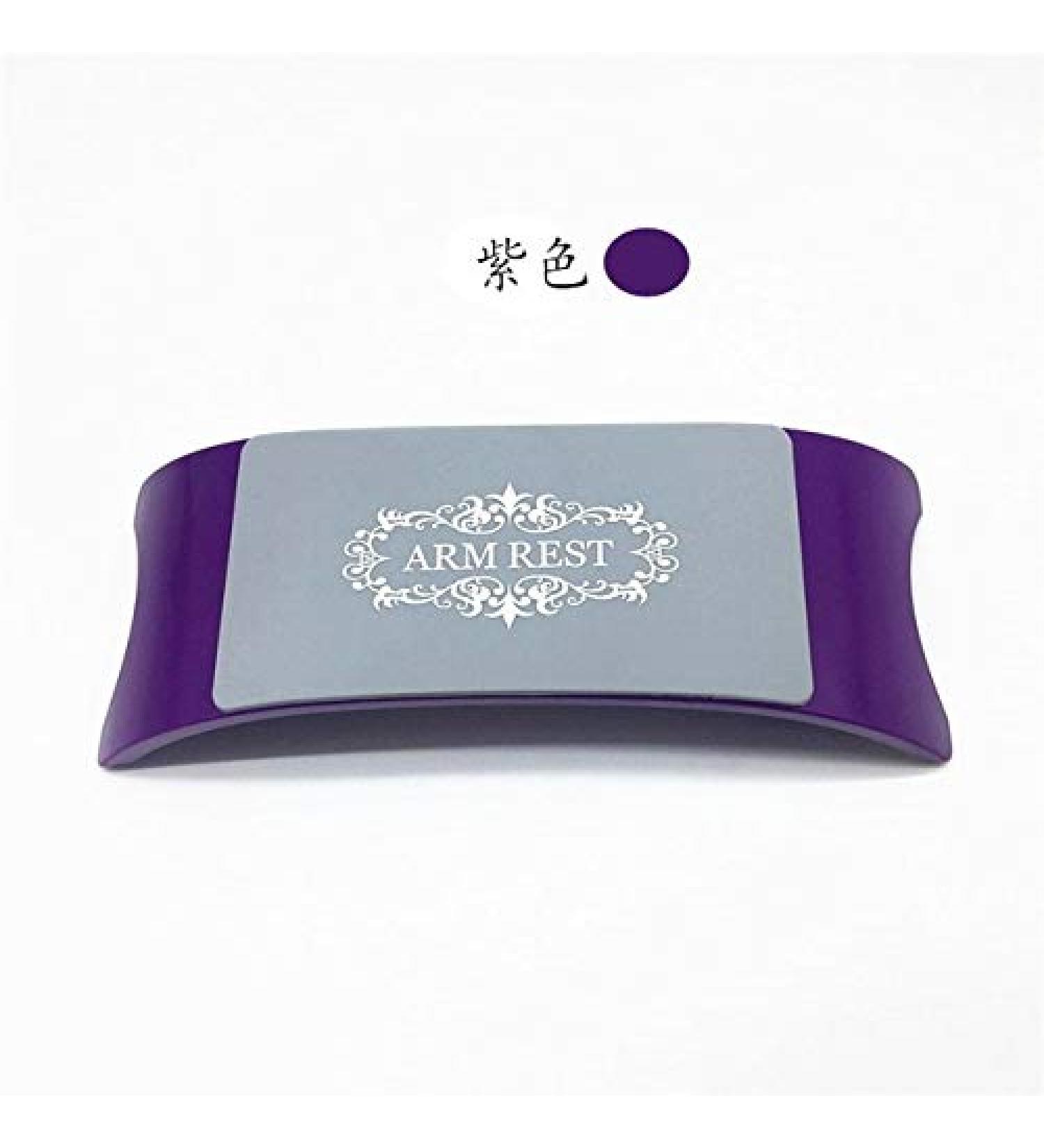 1pcs Nail Art Hand Holder Pillow Removable Washable Cushion Nail Art Bracers Salon Arm Wrist Rest Manicure Beauty Tool Equipment - (Color: Purple) - Buy Online on GoSupps.com