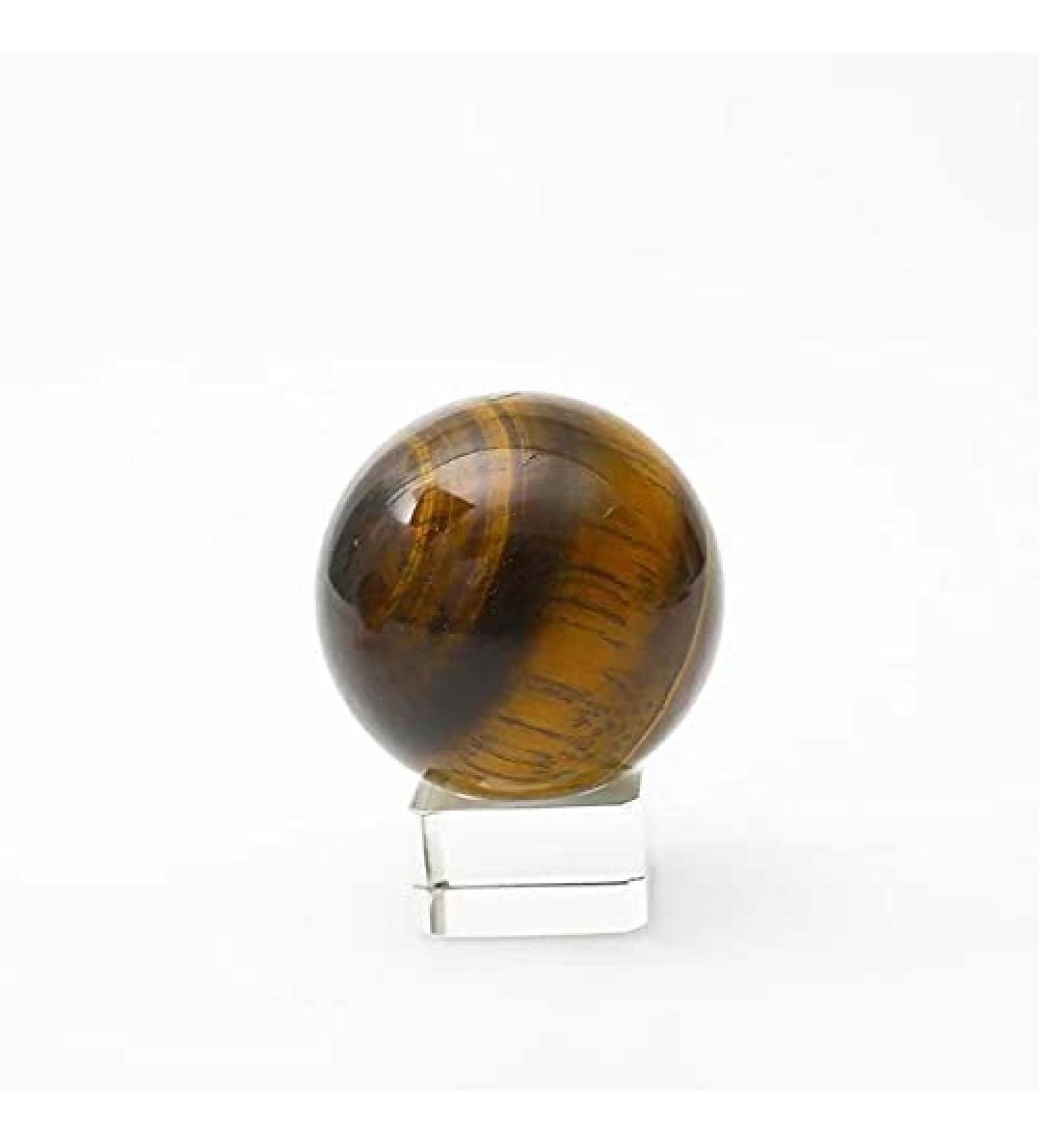 1pc 40mm Natural Yellow Tiger Eye Crystal Balls for Home Decoration Raw Stones and Minerals Full of Texture - Buy Online on GoSupps.com