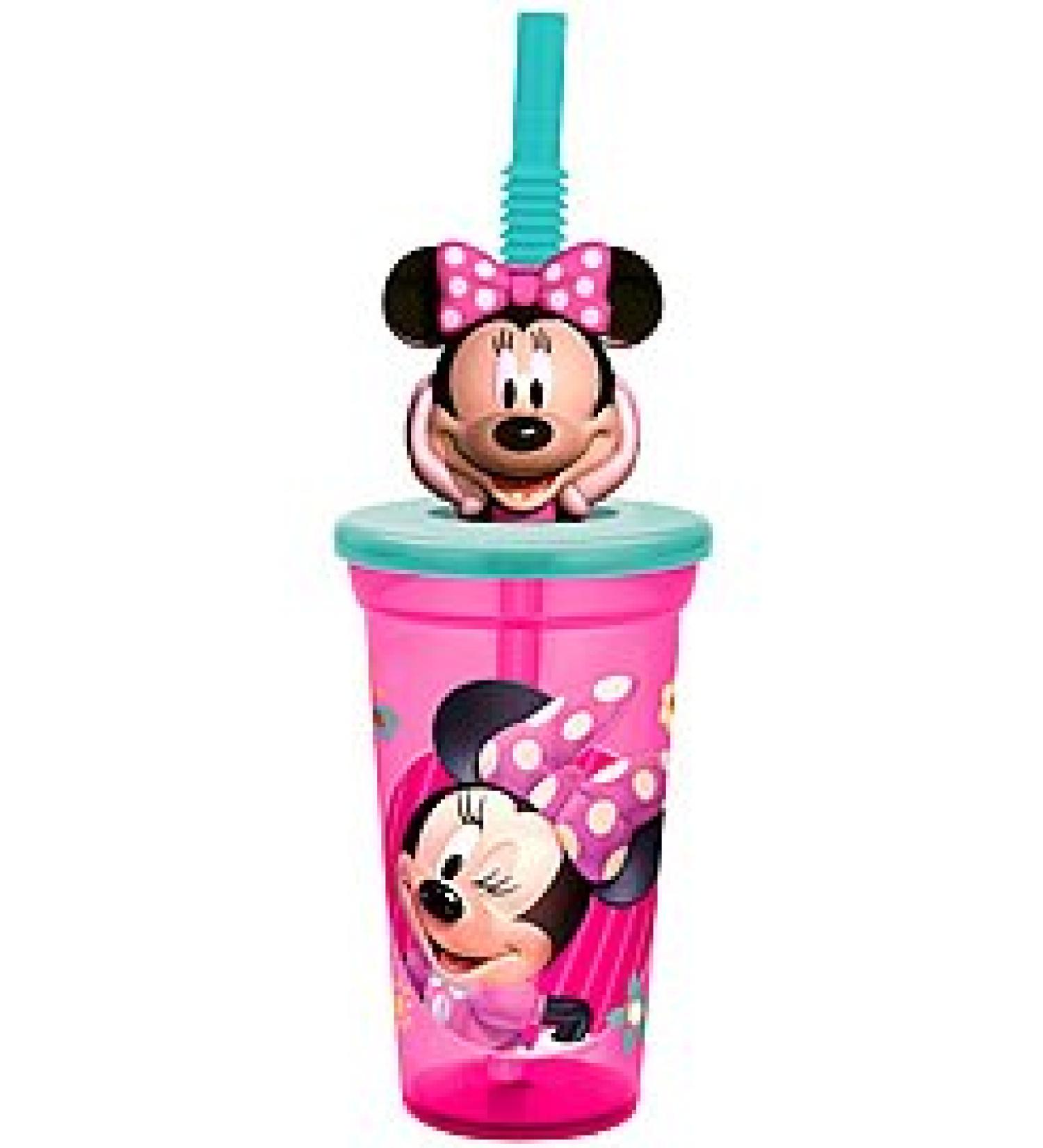 Zak Designs Minnie Mouse MMND-5500 Buddy Sip Bottle (3 Pack) 15 oz