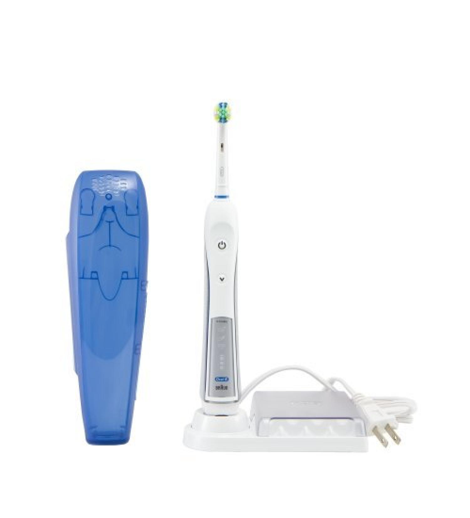 Oral-B Healthy Clean and ProWhite Precision 4000 Rechargeable Electric Toothbrush, 1 Count
