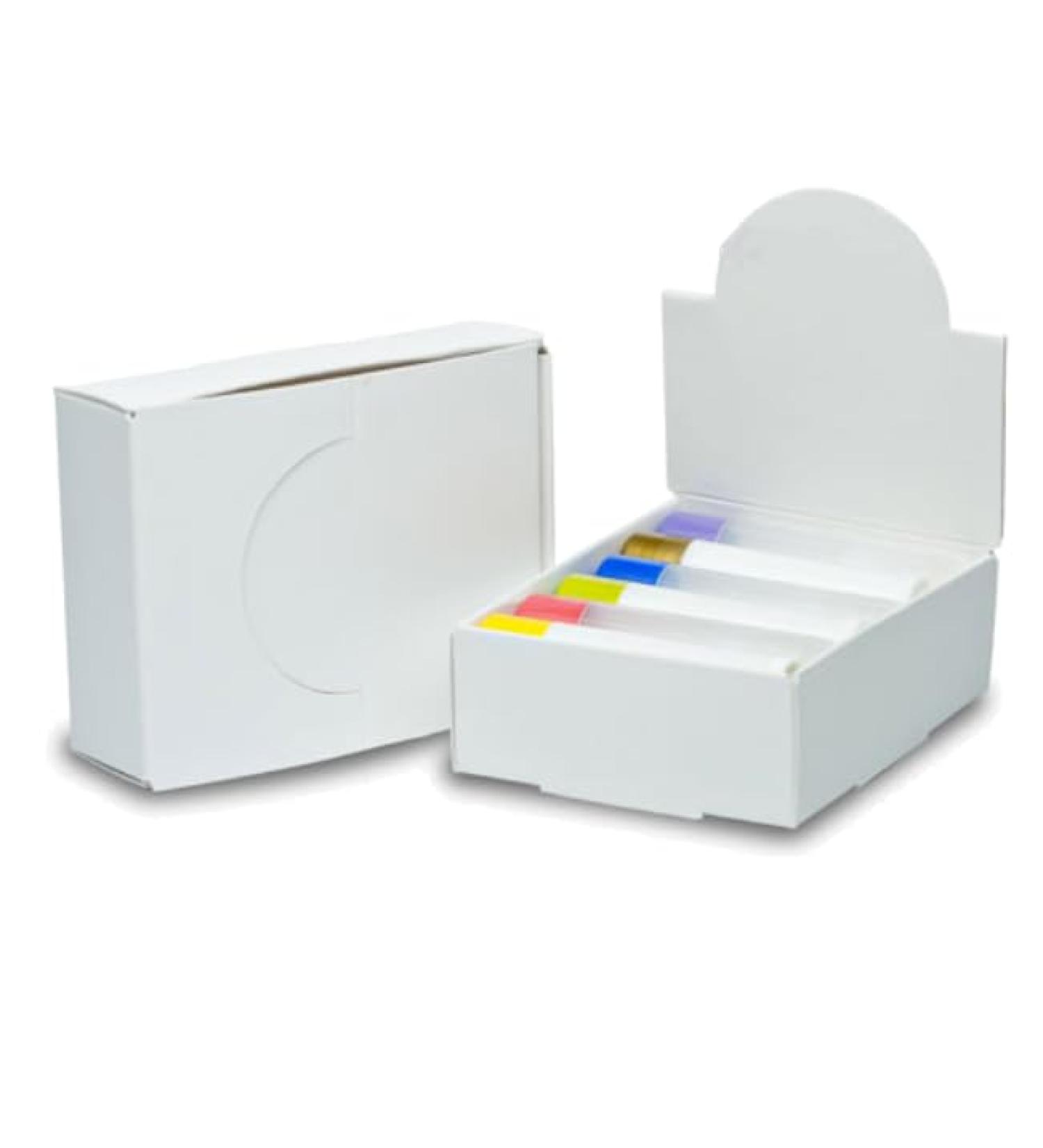 AZBB White Arched Lip Balm Tube Display Boxes (5)
