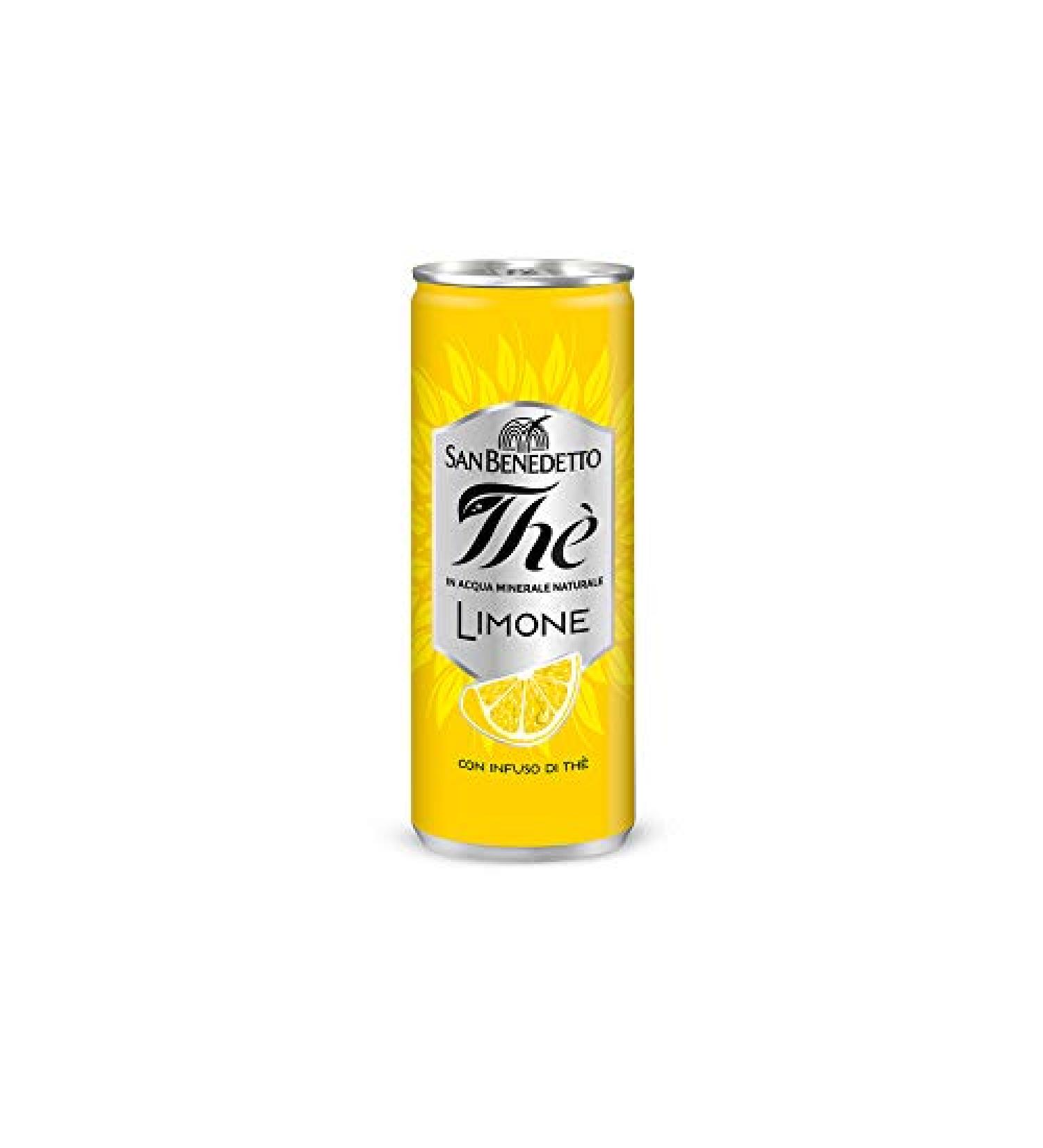 San Benedetto San Benedetto Loose Iced Tea Lemon Flavored Beverage 330ml (Pack of 48)