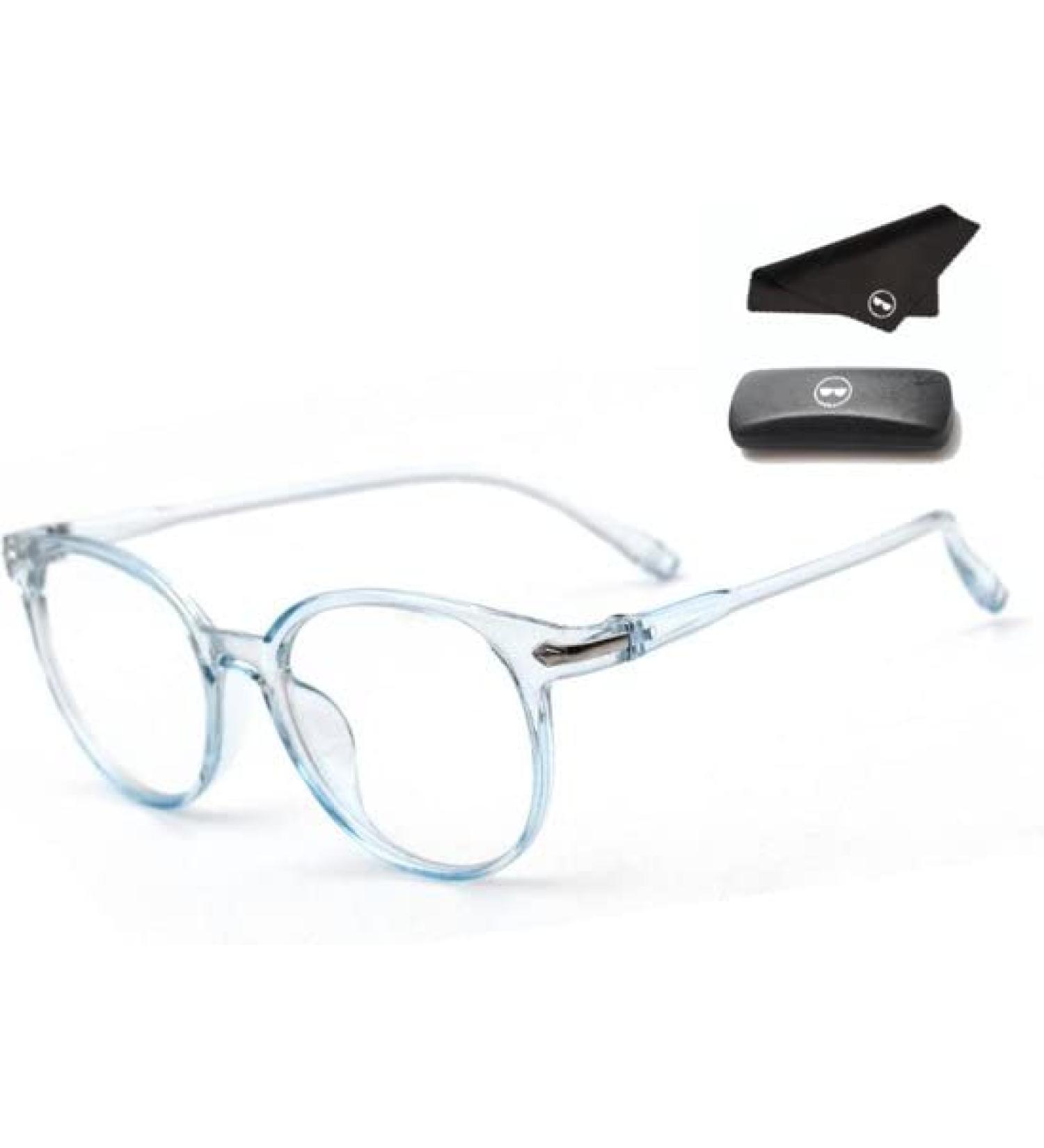 LC Eyewear Blue Light Glasses - Unisex Transparent Screen Protector for Eye Protection - Buy Online on GoSupps.com