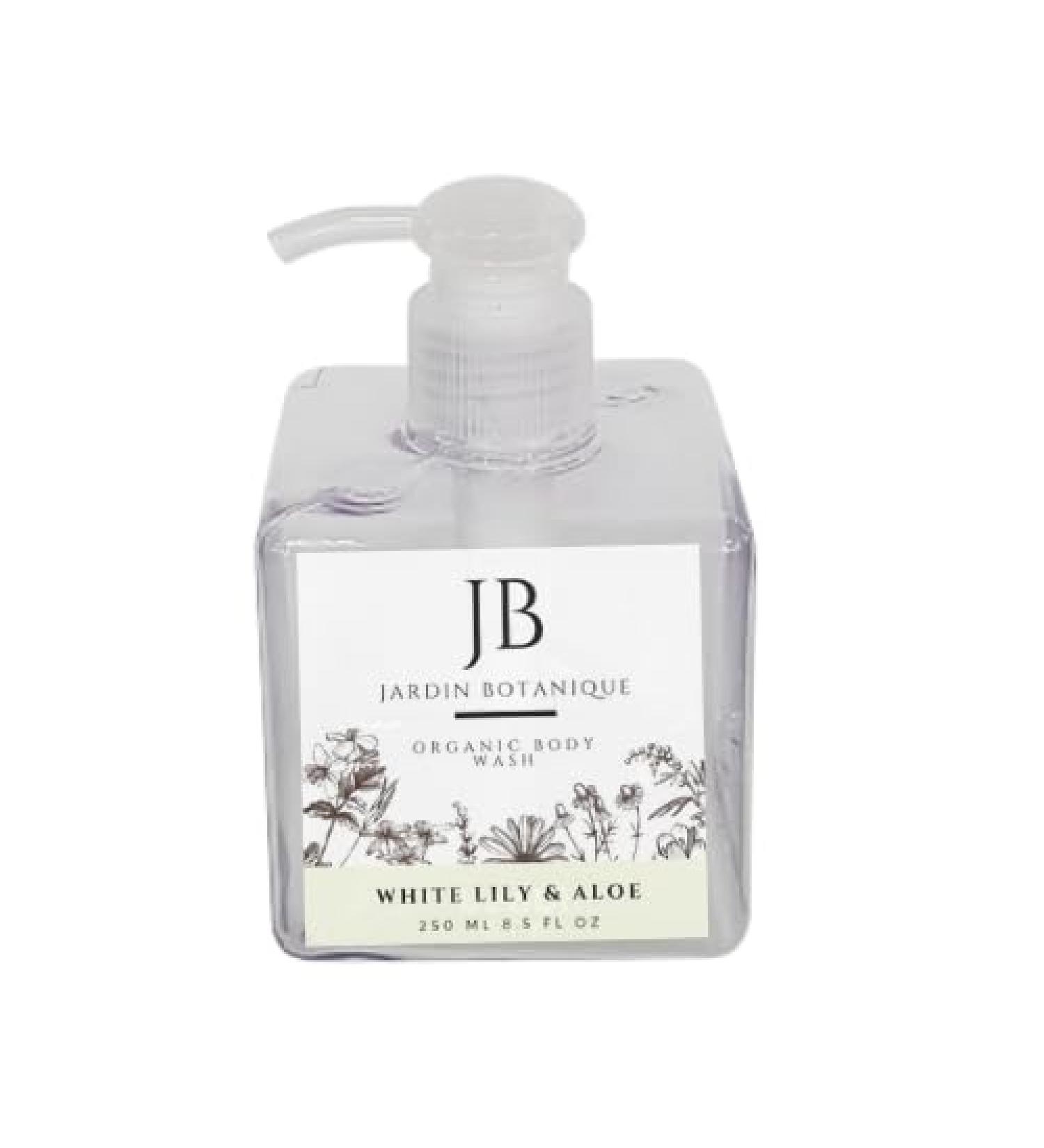 Buy White Lily & Aloe Organic Body Wash 8 oz - Natural Skincare for All Skin Types - International Shipping Available - Buy Online on GoSupps.com