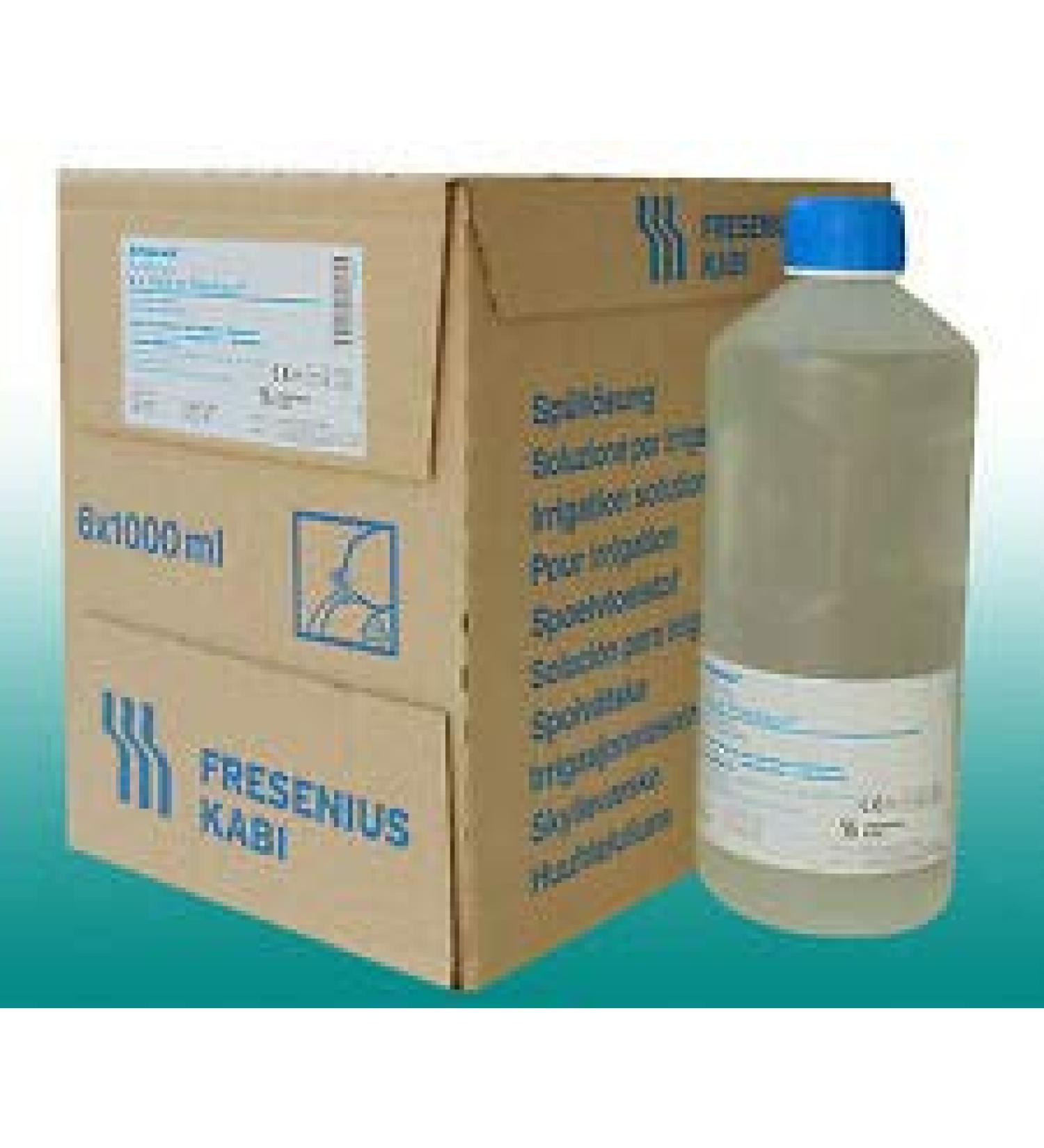 Ampuwa 8x1000ml Plastipur Aqua sterile pyrogen-free water Fresenius