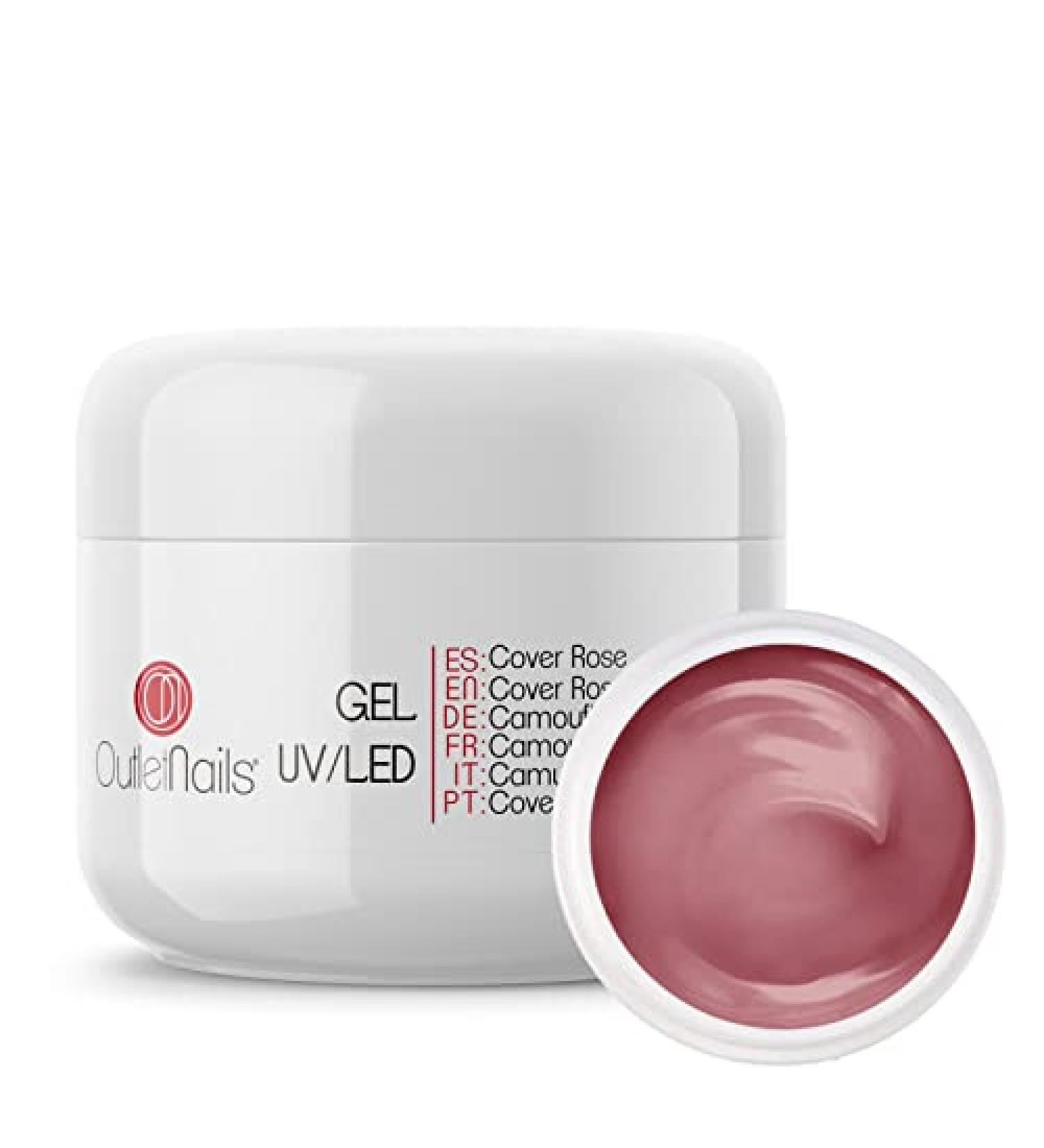 Camouflage Rose 50ml UV/LED Gel Nail Gel / UV Gel Cover Rose 50ml / Outlet Nails - Buy Online on GoSupps.com