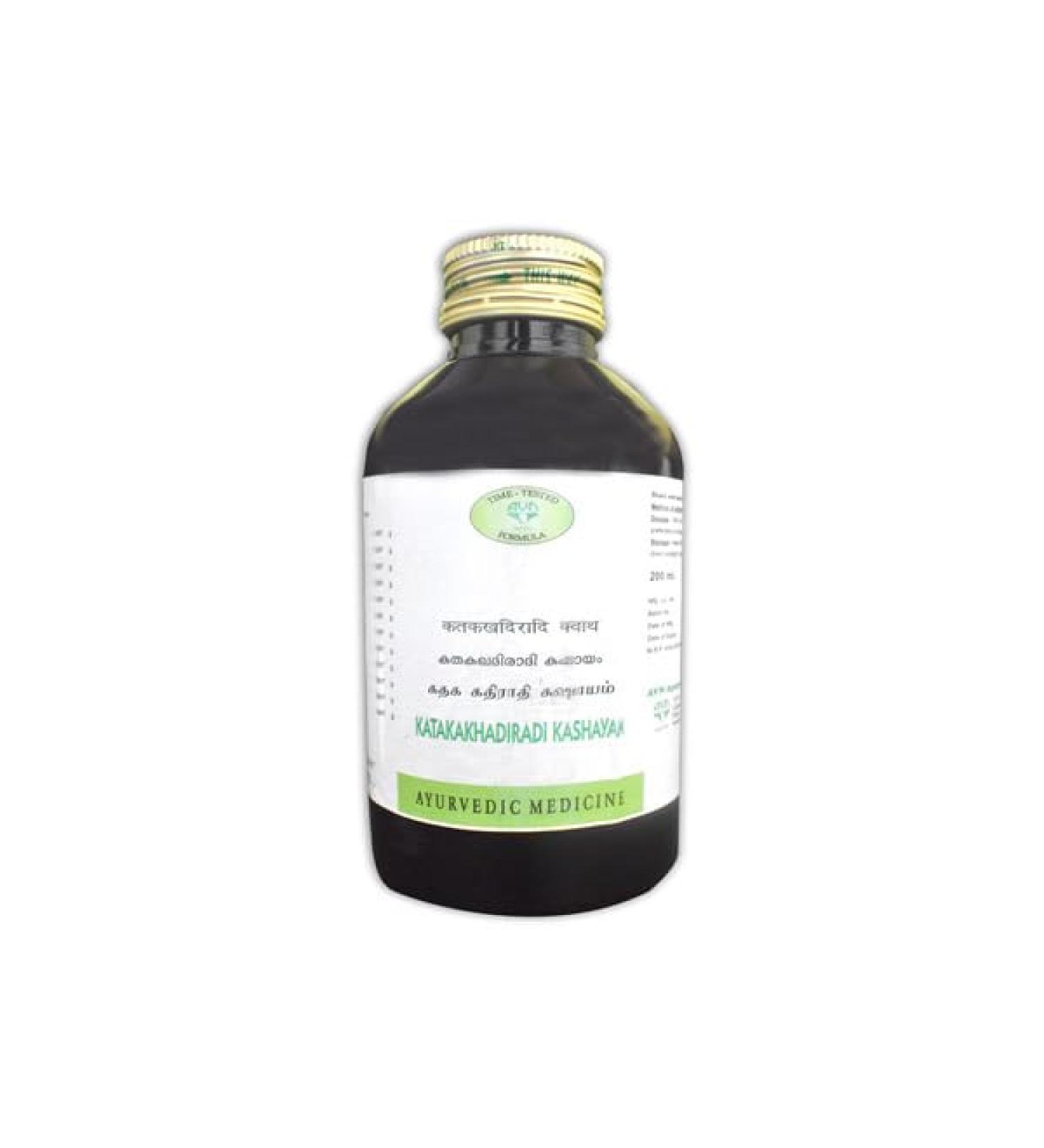 Katakakhadiradi Kashayam 200 ml | Ayurvedic Products | avn Ayurvedics