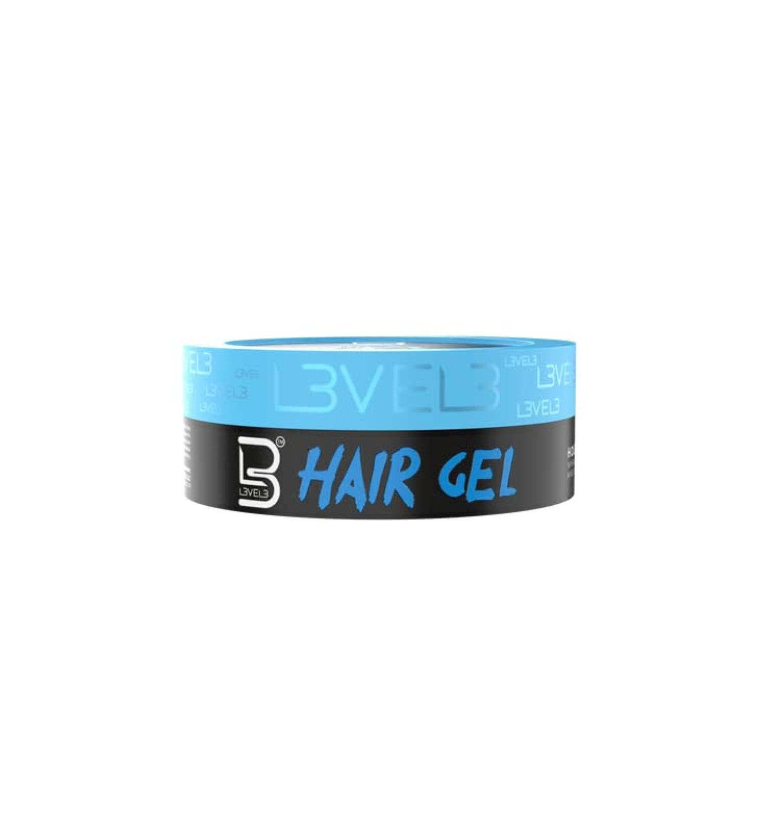 Level 3 Hair Gel - Super Strong Hold, Flake Free, Long Lasting Shine - For Men and Women - Buy Online on GoSupps.com
